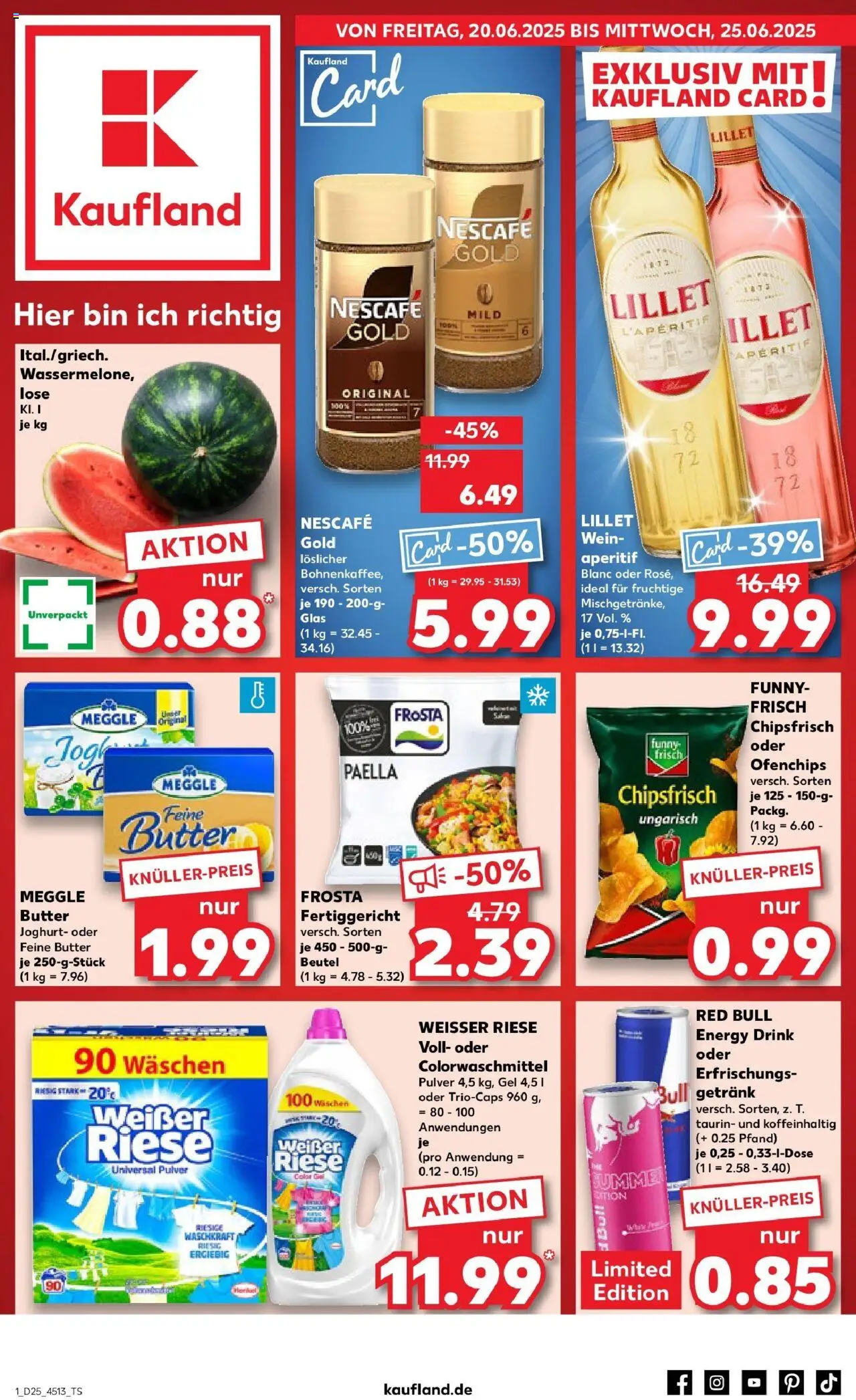 Kaufland prospekt Kaufbeuren	 - gültig ab dem 22.06.2025 | Seite: 14 | Produkte: Joghurt, Lillet, Wein, Meggle butter