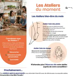 Stanhome - Prévisualisation de Atelier Soin des pieds, Découvrez un rituel complet de soin des pieds, pour une sensation de légèreté et de confort immédiat. valide à partir de 27.04.2026 | Page: 46 | Produits: Soin des pieds