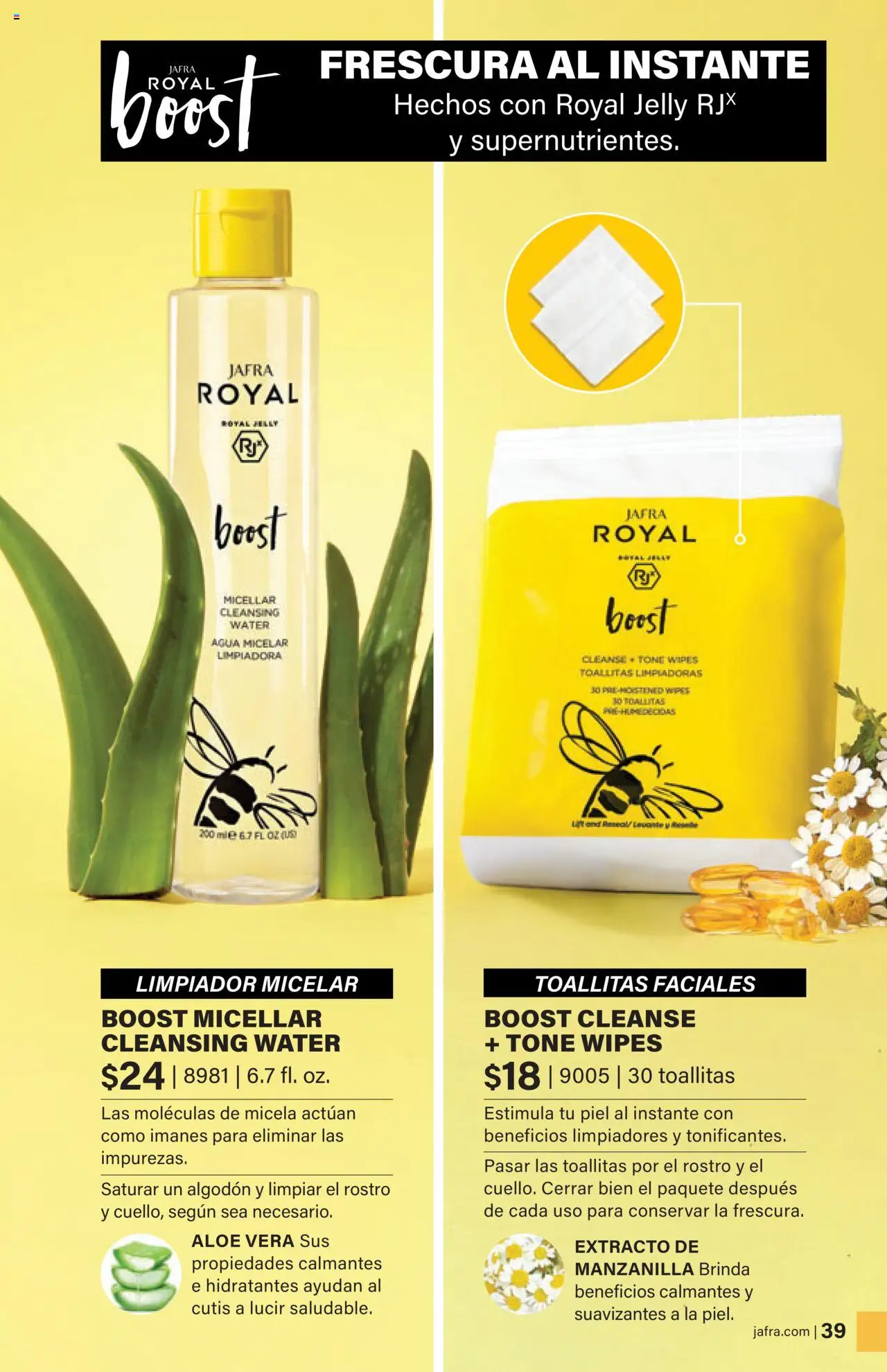 JAFRA folleto │ válido desde el 01.08.2025 | Página: 39 | Productos: Agua micelar