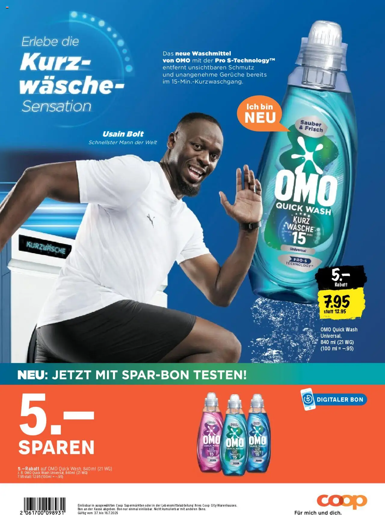 Coop Magazin ab 03.07.2025 | Seite: 85 | Produkte: Waschmittel