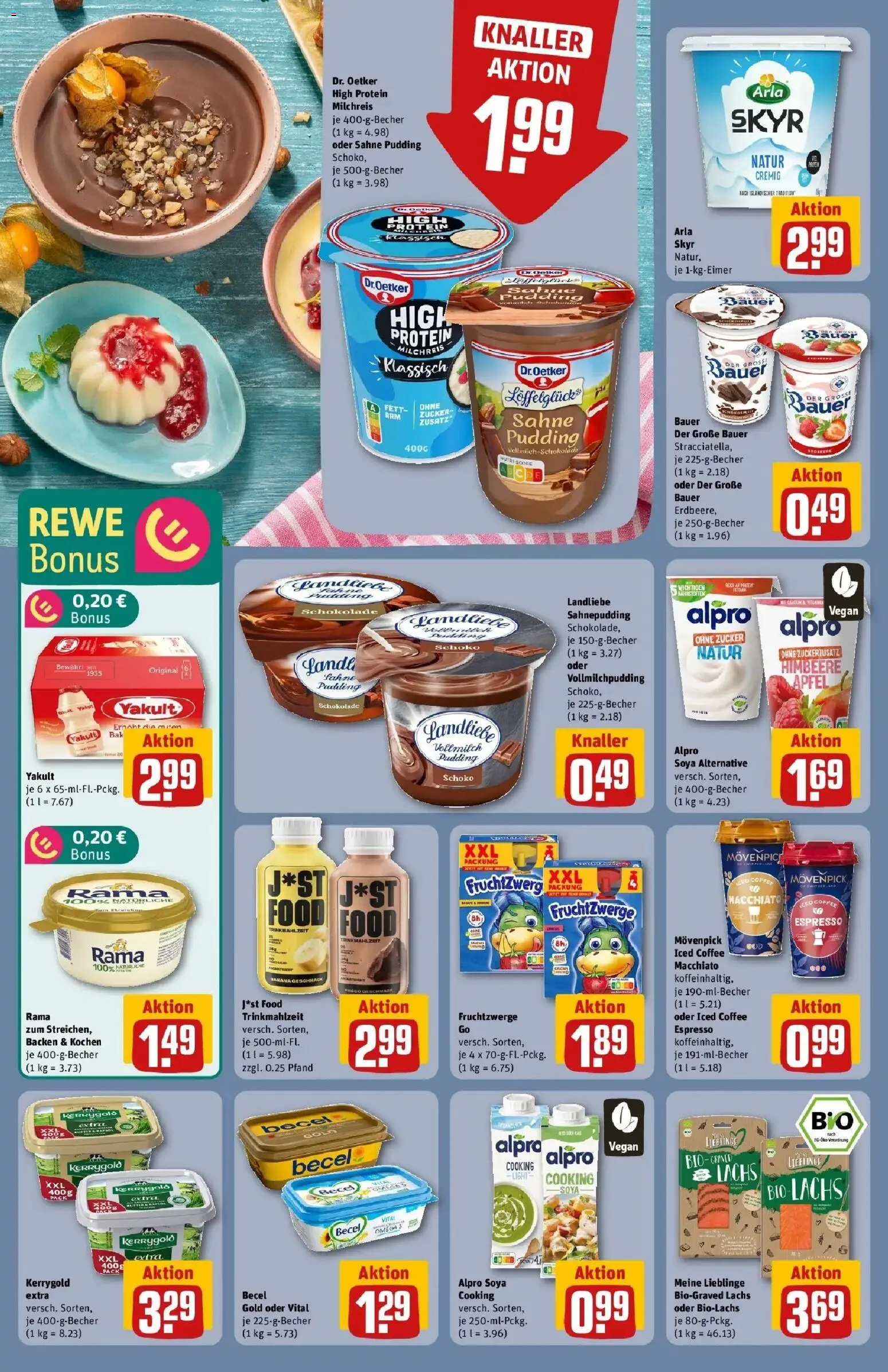 Rewe prospekt Kassel / Niederzwehren	 – gültig ab 22.02.2026 | Seite: 14 | Produkte: Rama, Skyr, Arla skyr, Zucker