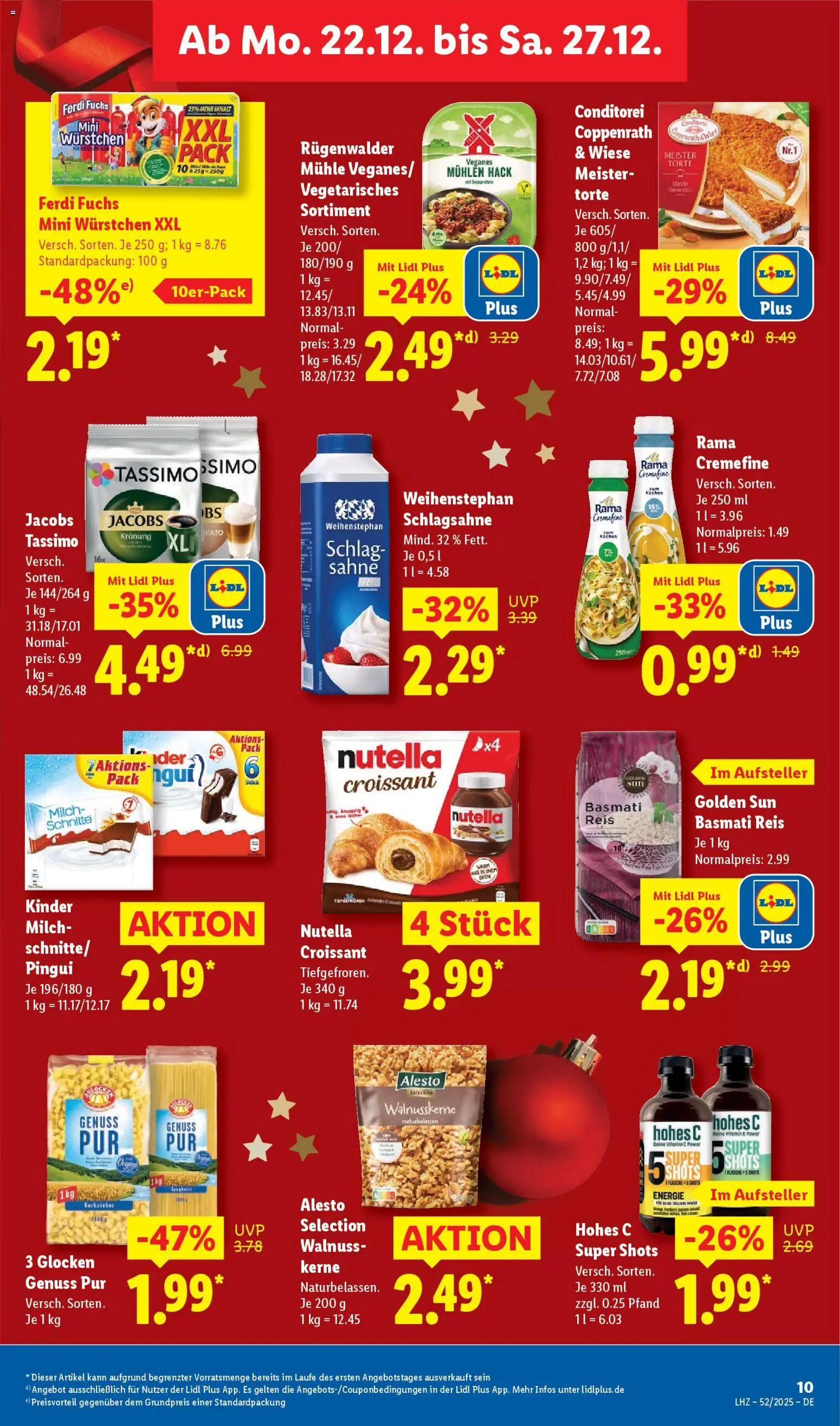 Lidl Prospekt Hilders – gültig ab 22.12.2025 | Seite: 17 | Produkte: Rama, Croissant, Hohes c, Sahne