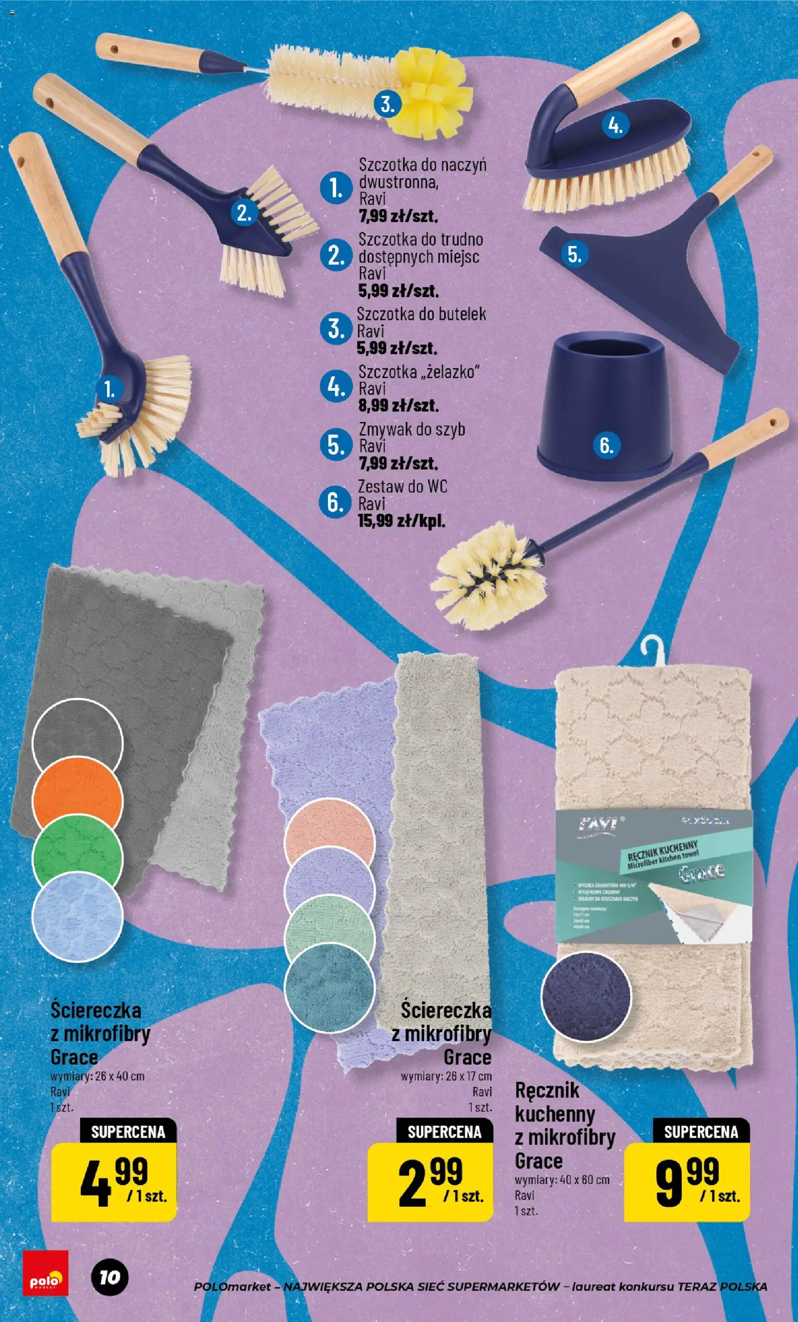 POLOmarket Gazetka - Sezon na wiosenne porządki od 27.02.2026 | Strona: 10 | Produkty: Szczotka