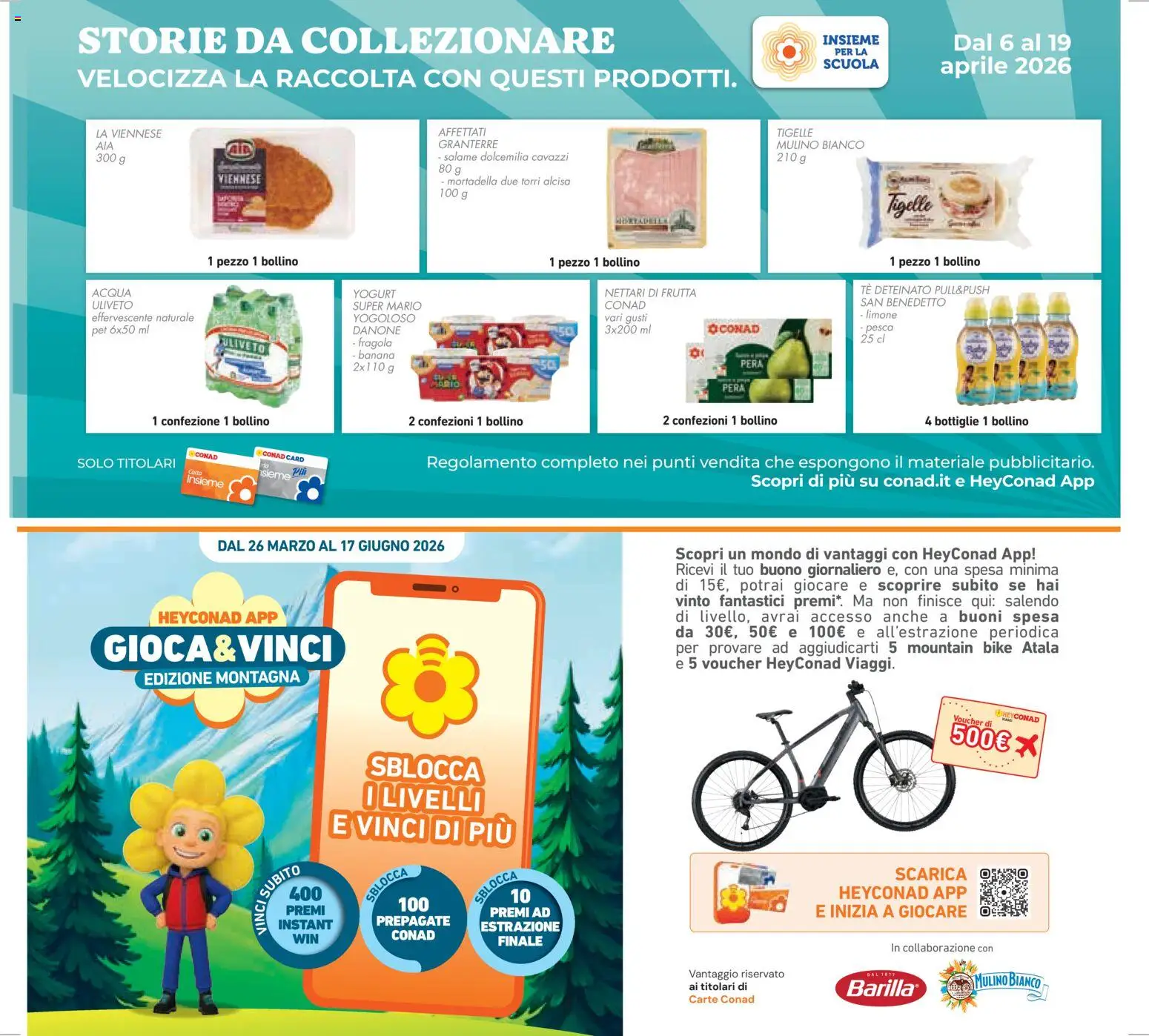 Volantino Conad del 08.04.2026 | Pagina: 34 | Prodotti: Acqua, Limone, Pesca, Pera