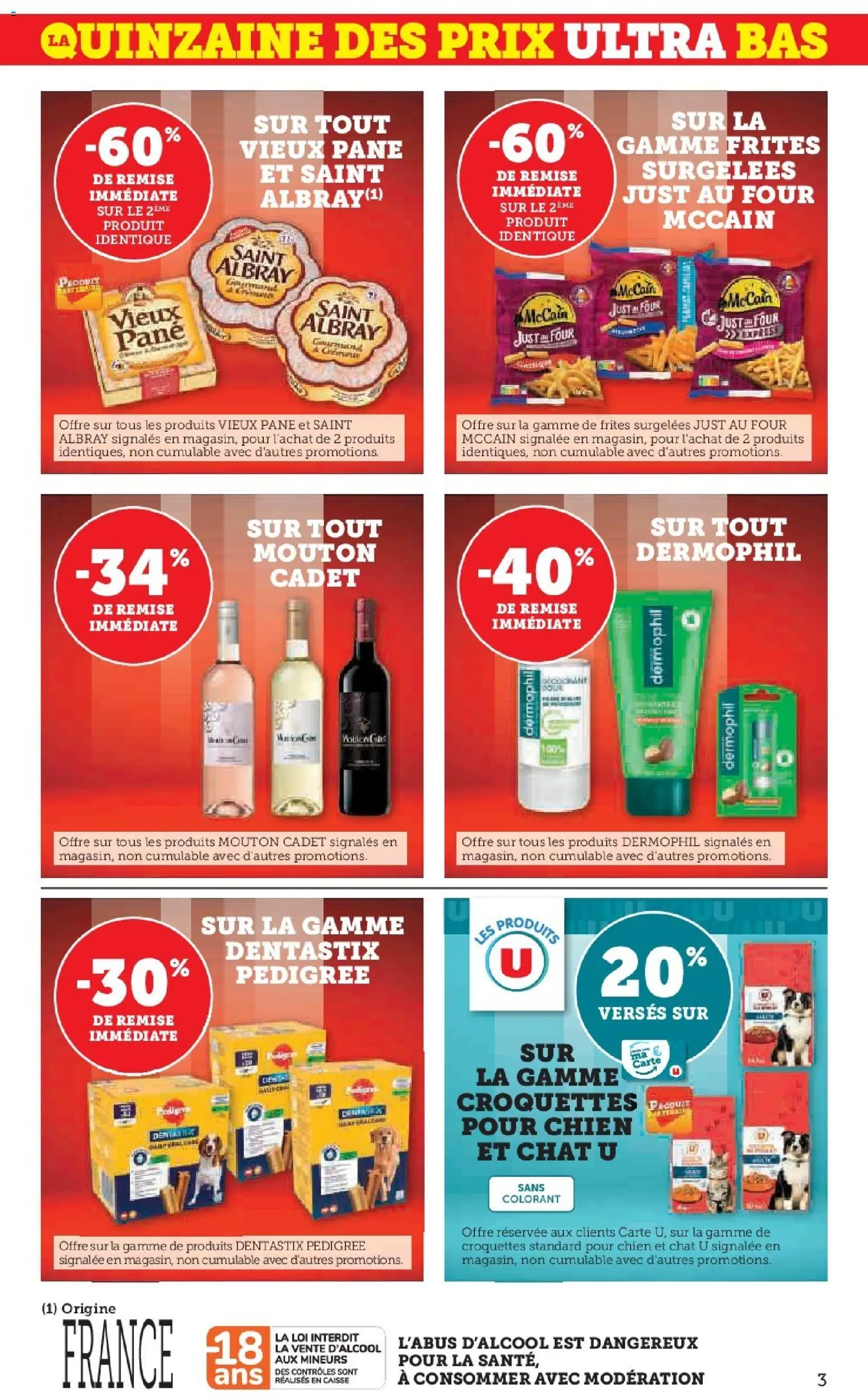 {H1} | Page: 3 | Produits: Frites surgelées, Four, Frites, Croquettes pour chien