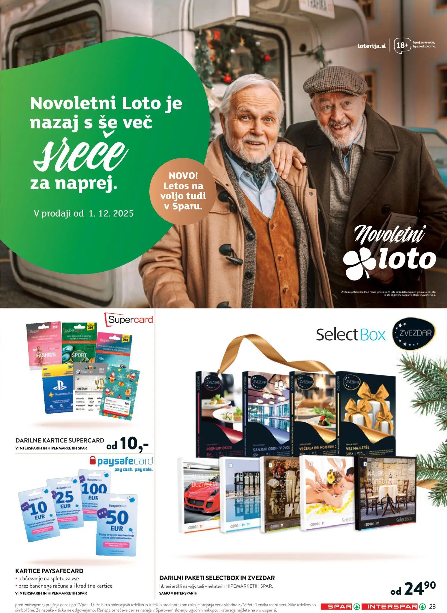 Novi Spar katalog ponudbe – veljaven od 26.11.2025 | Stran: 23