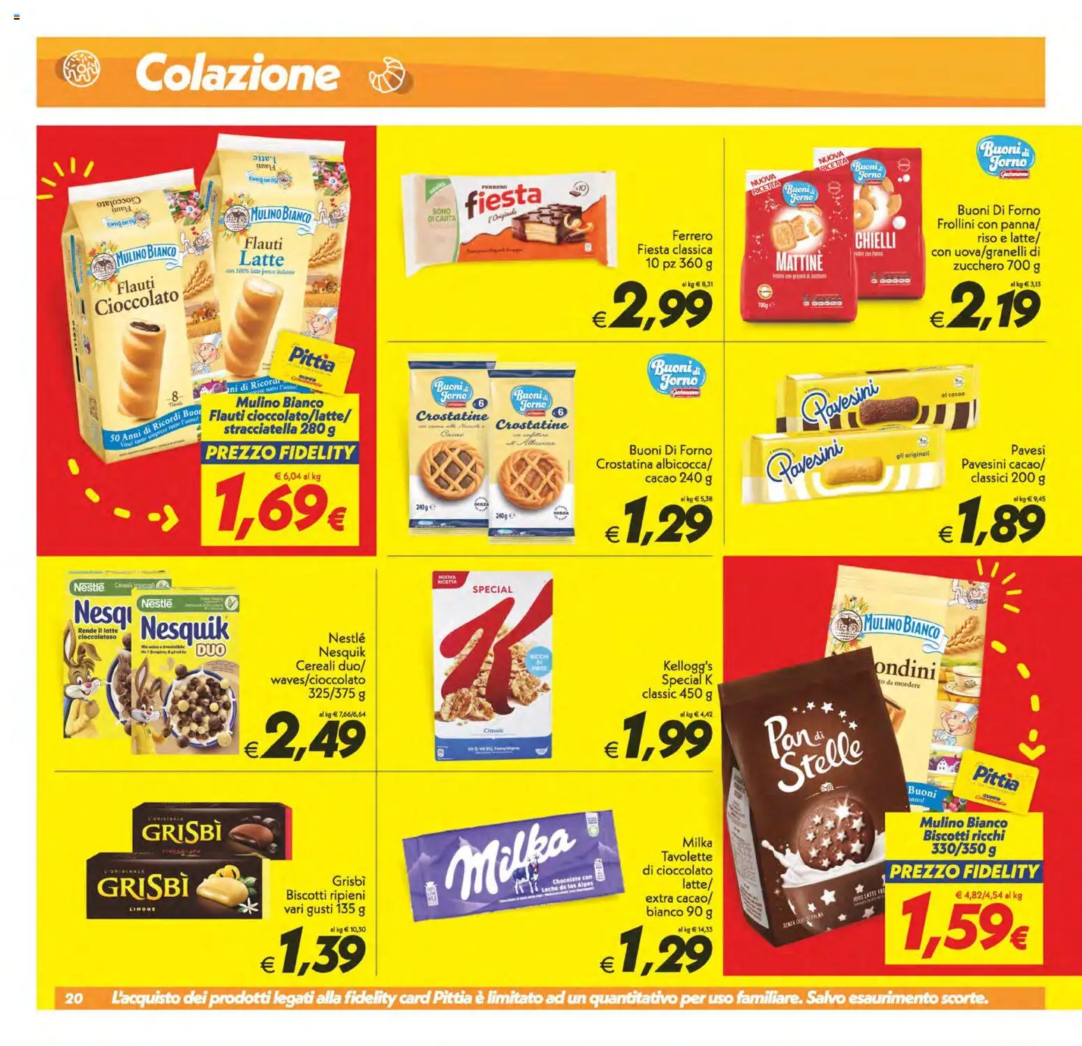 Volantino SuperConveniente del 24.10.2025 | Pagina: 20 | Prodotti: Riso, Cereali, Latte, Frollini