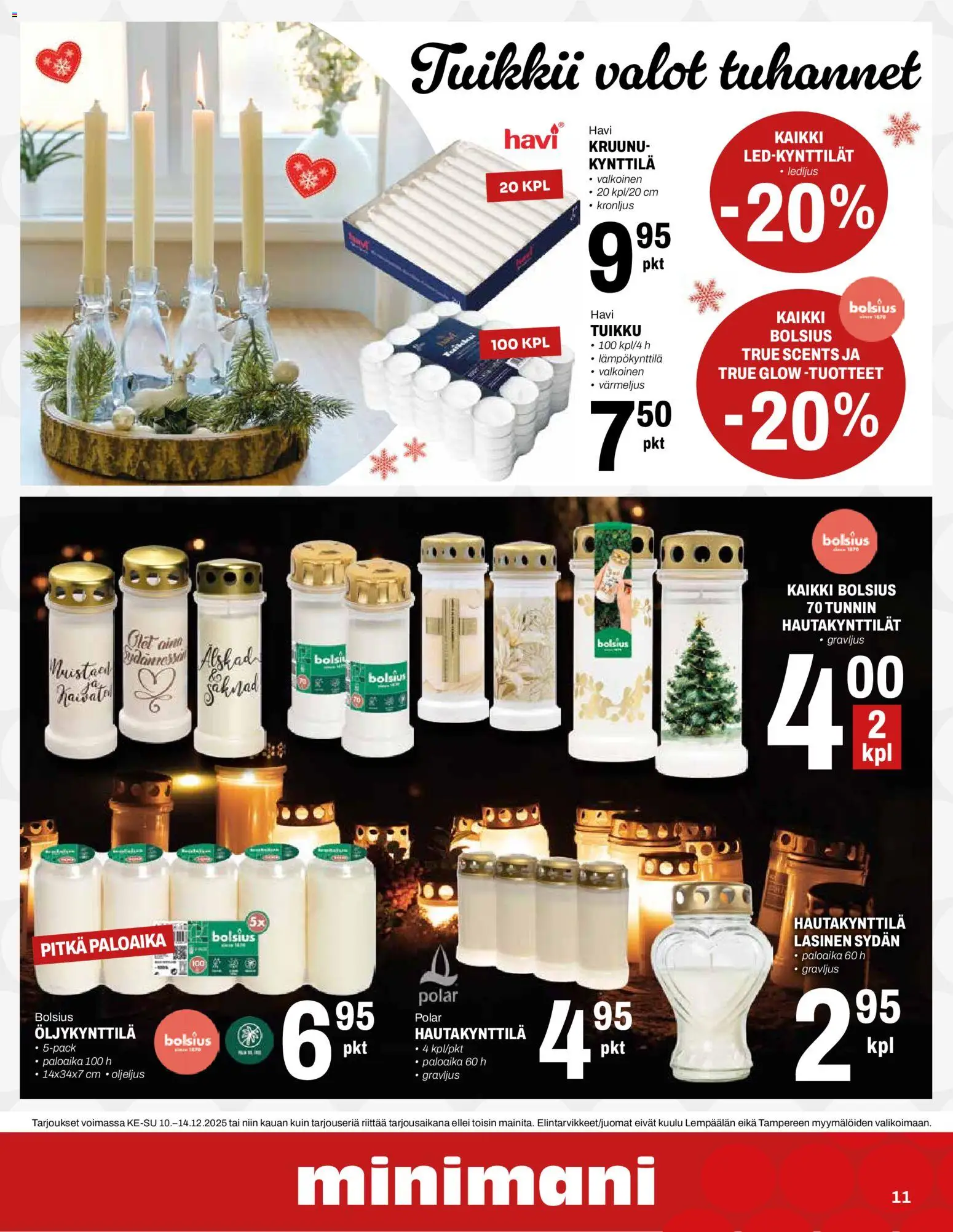Minimani tarjoukset – voimassa 10.12.2025 alkaen | Sivu: 11