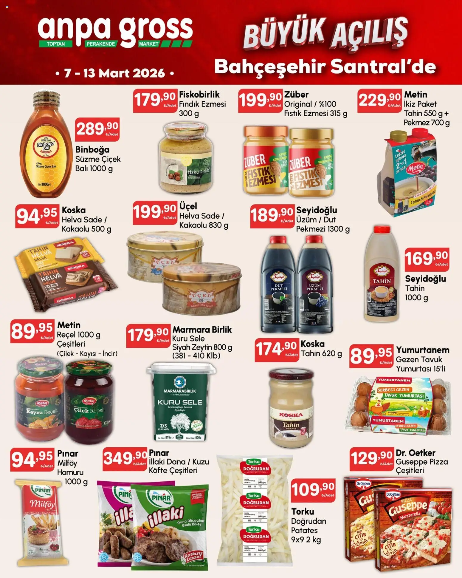 Anpa Gross - Katalog Büyük açılış 1 - 07.03.2026 tarihinden itibaren geçerlidir | Sayfa: 5 | Ürünler: Fıstık, Çilek, Kayısı, Zeytin