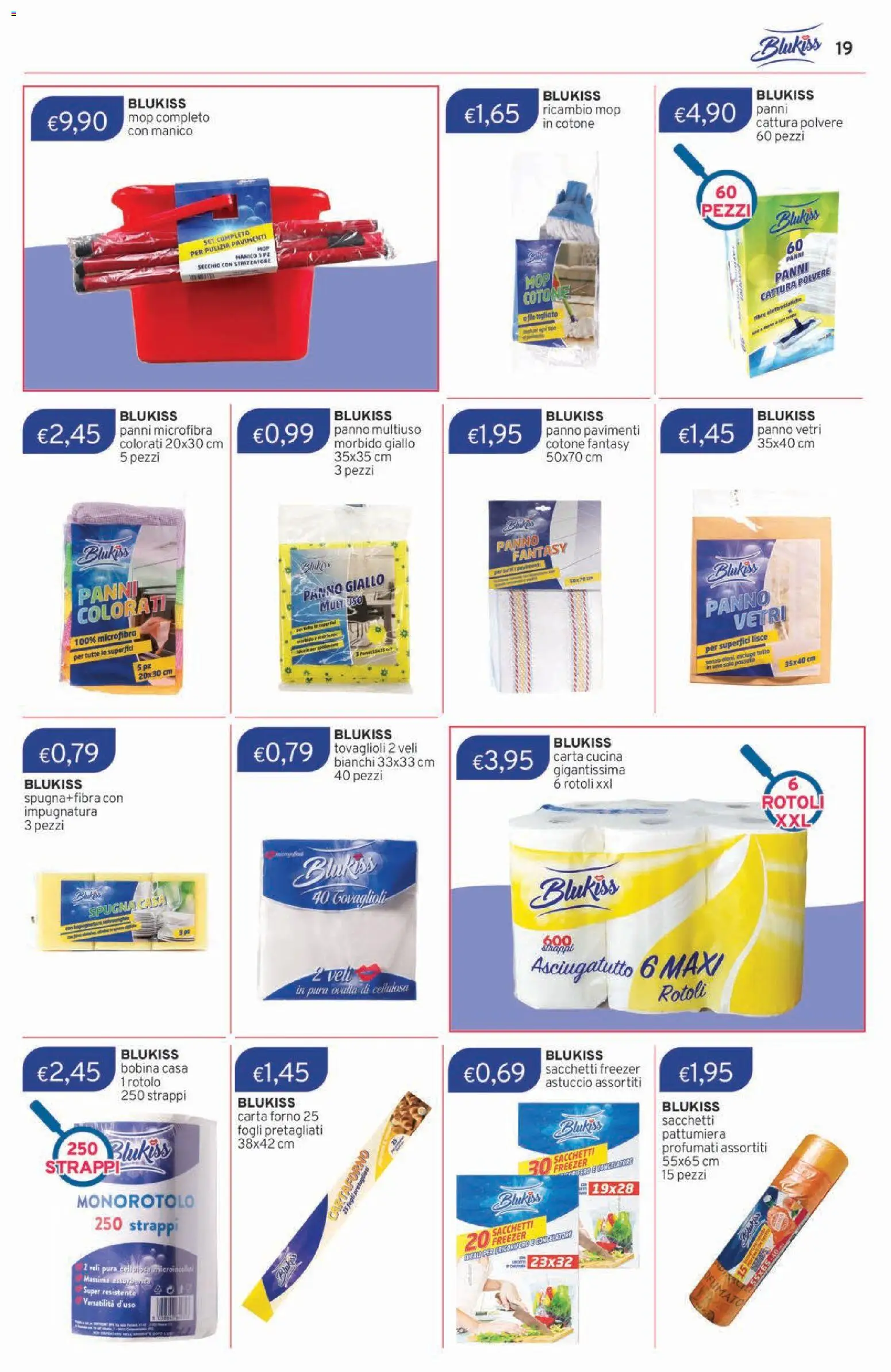 Volantino Sirene Blu del 03.03.2026 | Pagina: 19 | Prodotti: Freezer, Congelatore, Asciugatutto, Carta forno