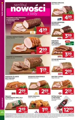 Pogląd oferty "Stokrotka Gazetka" - ważna od 30.10.2025 | Strona: 14 | Produkty: Kiełbasa, Szynka, Kiełbasa krakowska, Żurawina
