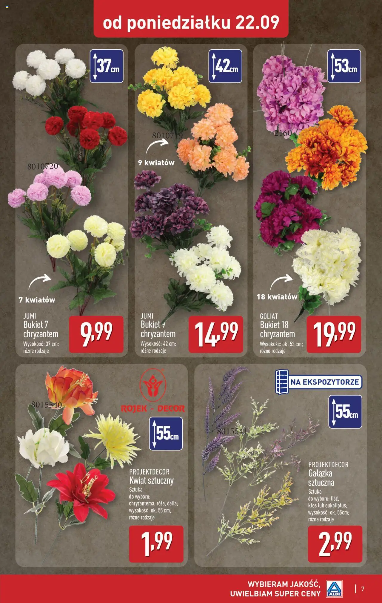Aldi Gazetka - Artykuły przemysłowe i tekstylia od 22.09.2025 | Strona: 7