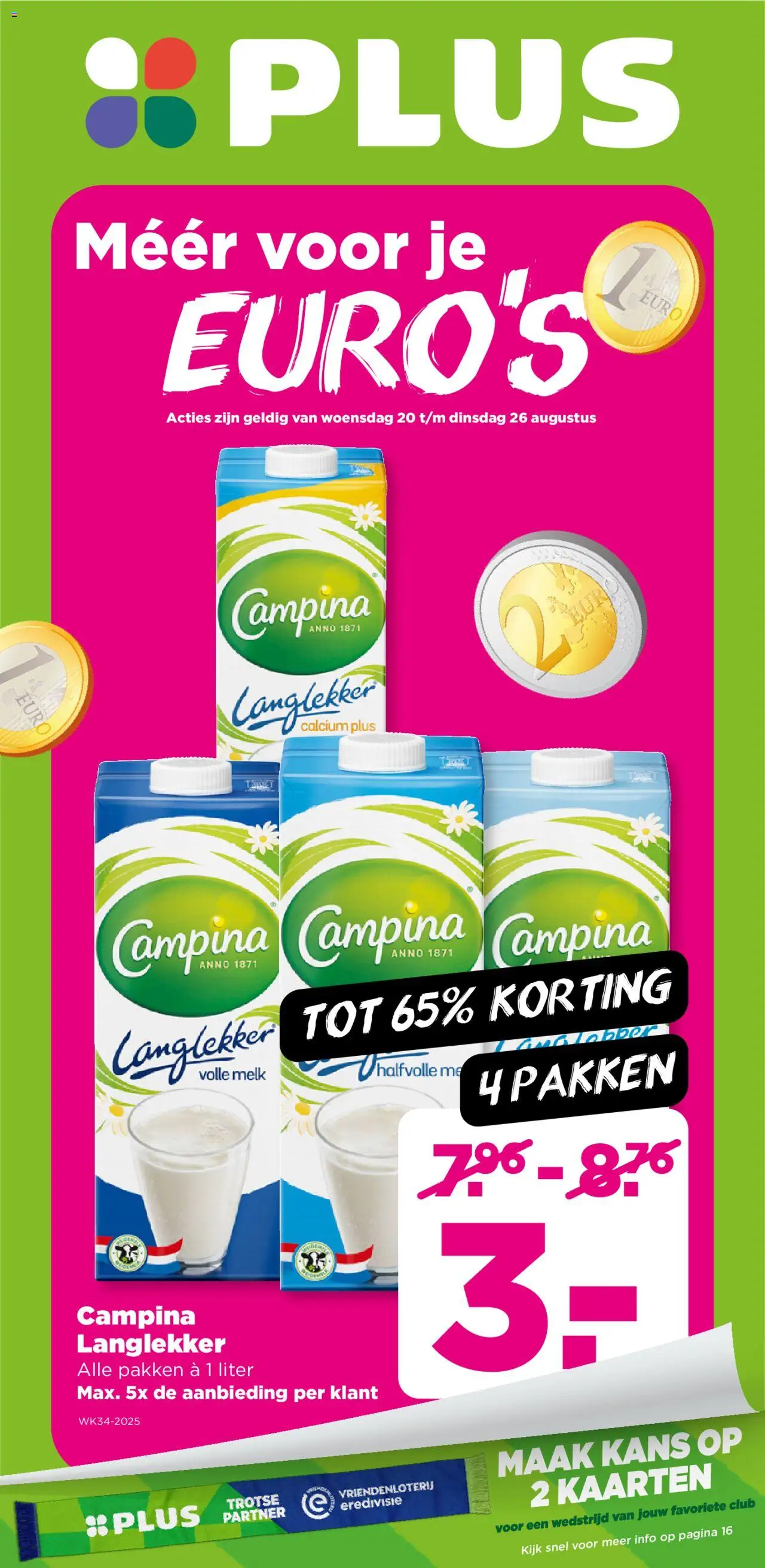  | Pagina: 1 | Producten: Melk, Volle melk