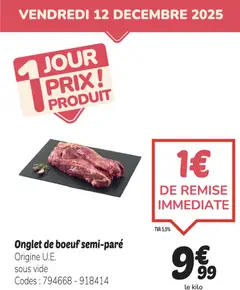 Promocash - Prévisualisation de Promocash Promo bœuf valide à partir de 09.12.2025