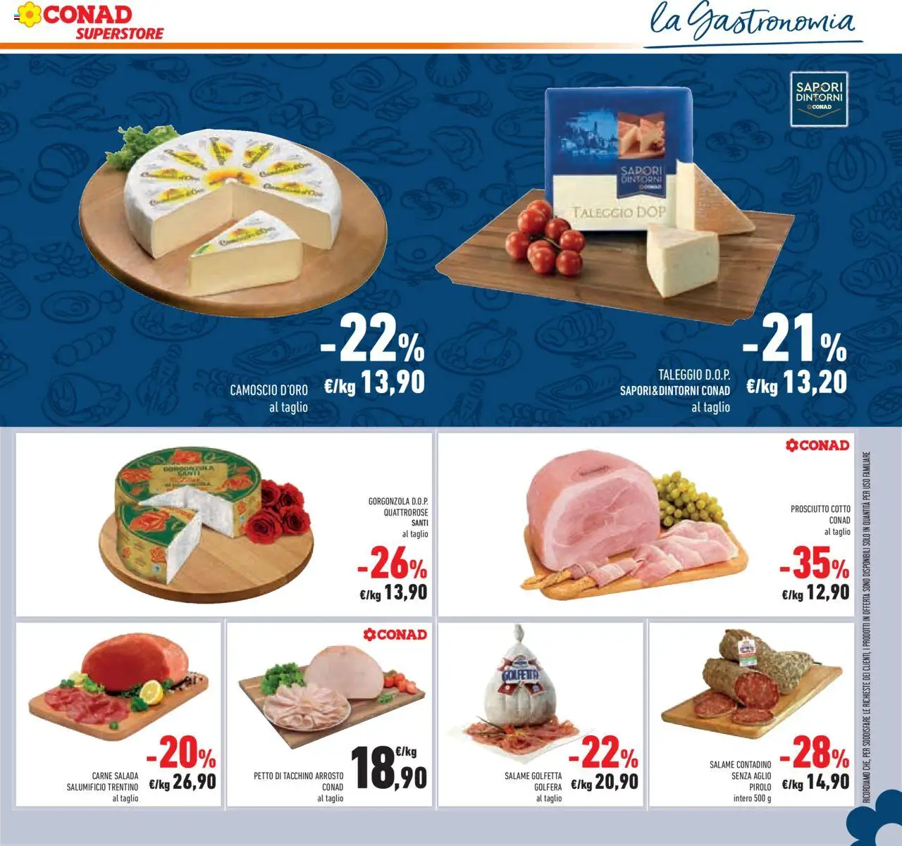 Volantino Conad del 10.09.2025 | Pagina: 19 | Prodotti: Arrosto, Tacchino, Aglio, Gorgonzola