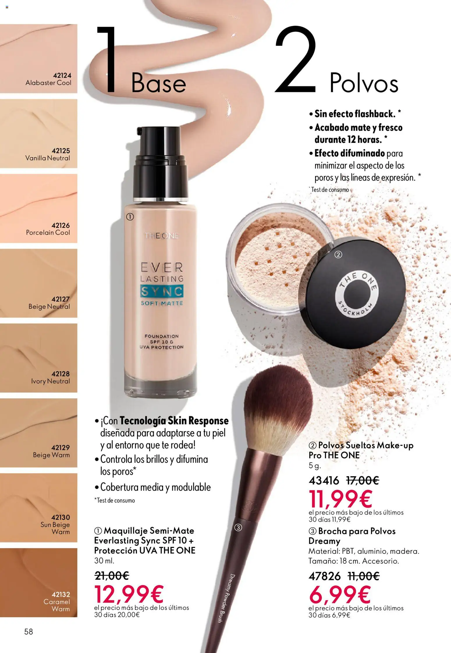 Oriflame - Catálogo Campaña 3 │ válido desde el 18.02.2026 | Página: 58 | Productos: Maquillaje, Té, Brocha