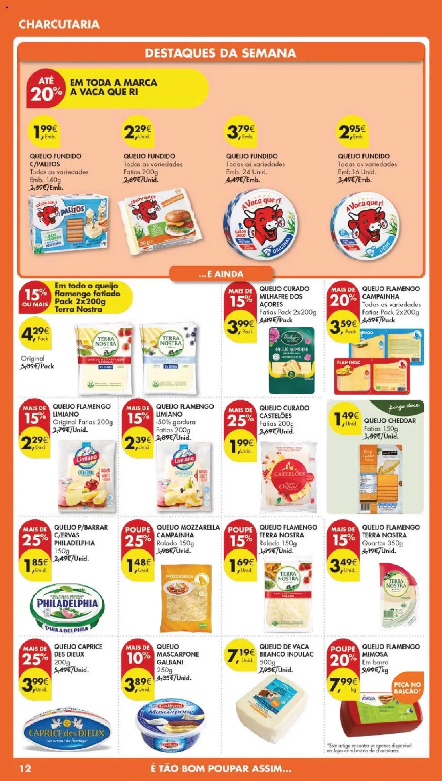 Pingo Doce folheto │ válido de 10.03.2026 | Página: 16 | Produtos: Campainha, Cheddar, Cereais, Mascarpone