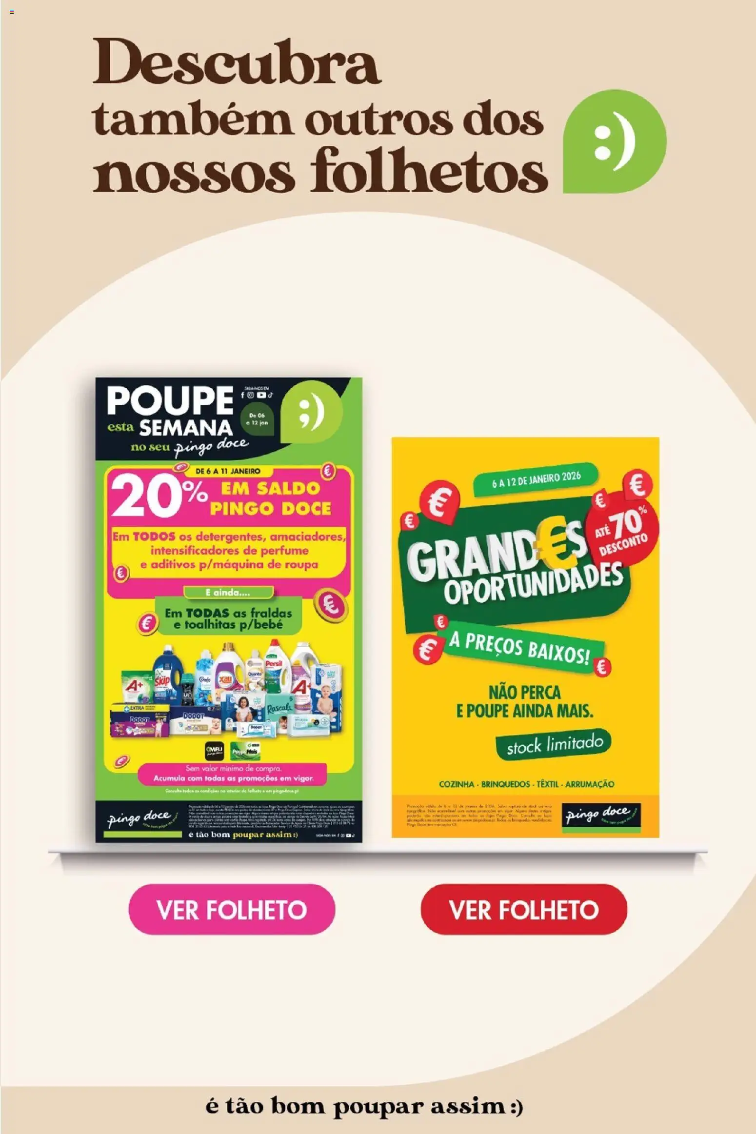 Pingo Doce Poupe este Fim de Semana │ válido de 09.01.2026 | Página: 18 | Produtos: PC, Fraldas, Perfume