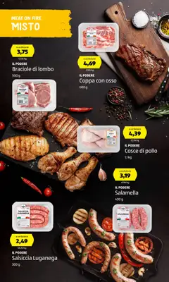 Volantino Aldi del 02.06.2025 | Pagina: 28 | Prodotti: Salamella, Pollo, Suino, Cosce di pollo