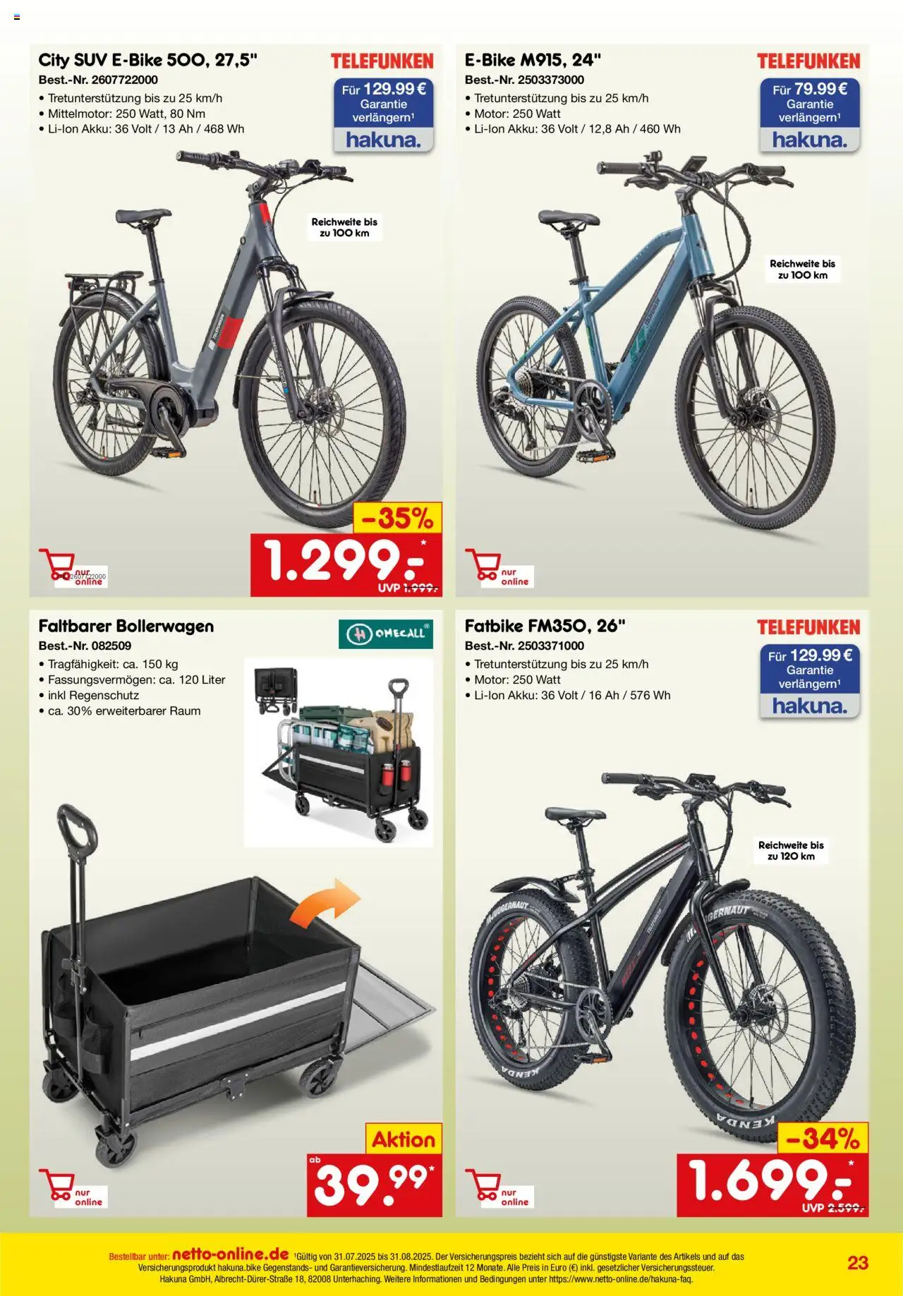 Netto Marken-Discount - Online-Angebote August - gültig ab dem 01.08.2025 | Seite: 23