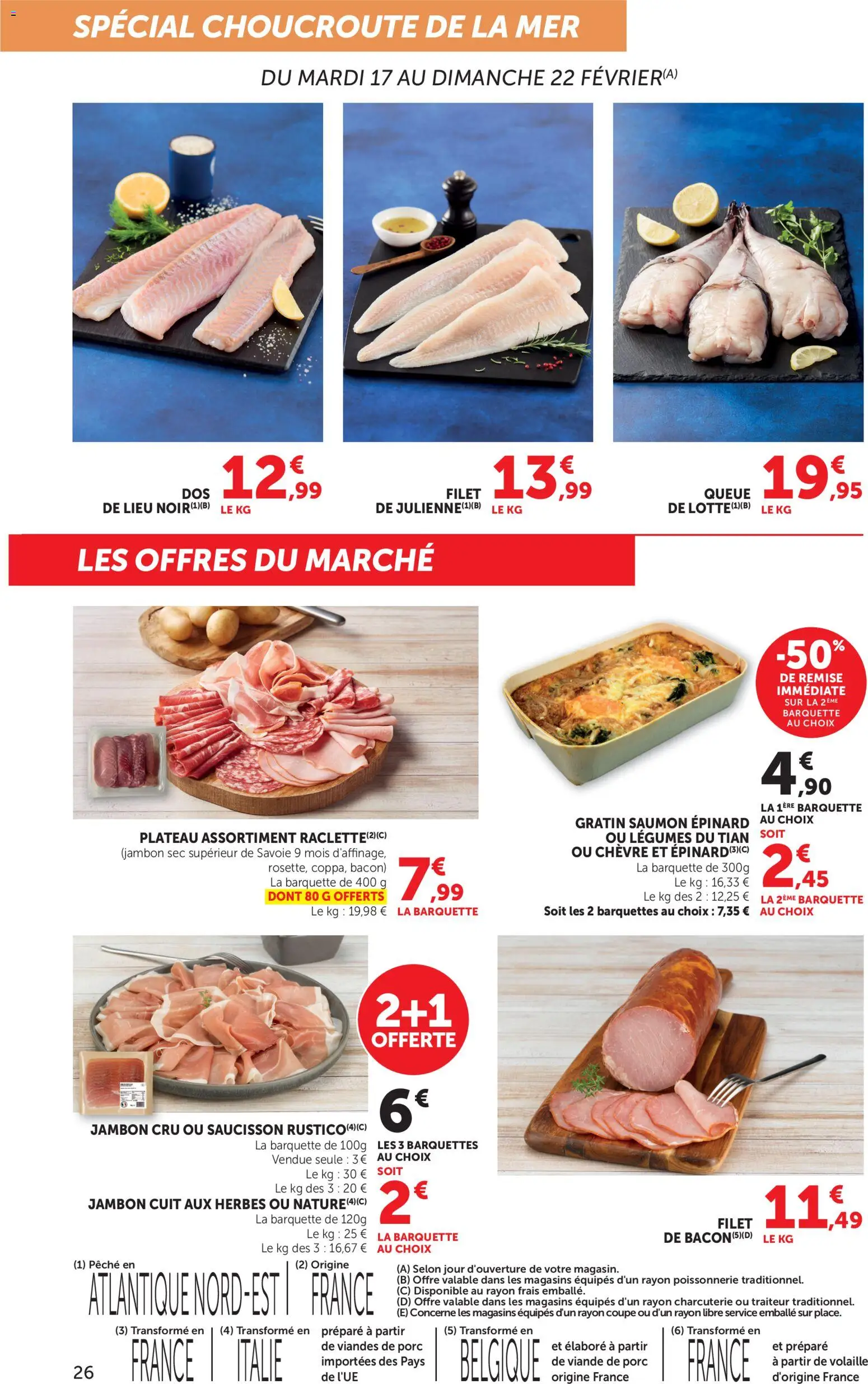 {H1} | Page: 26 | Produits: Viande de porc, Jambon Cru, Plateau, Jambon