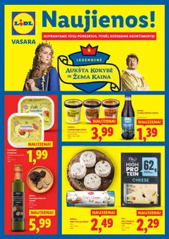 LIDL leidinių peržiūra, galiojančių nuo 04.08.2025