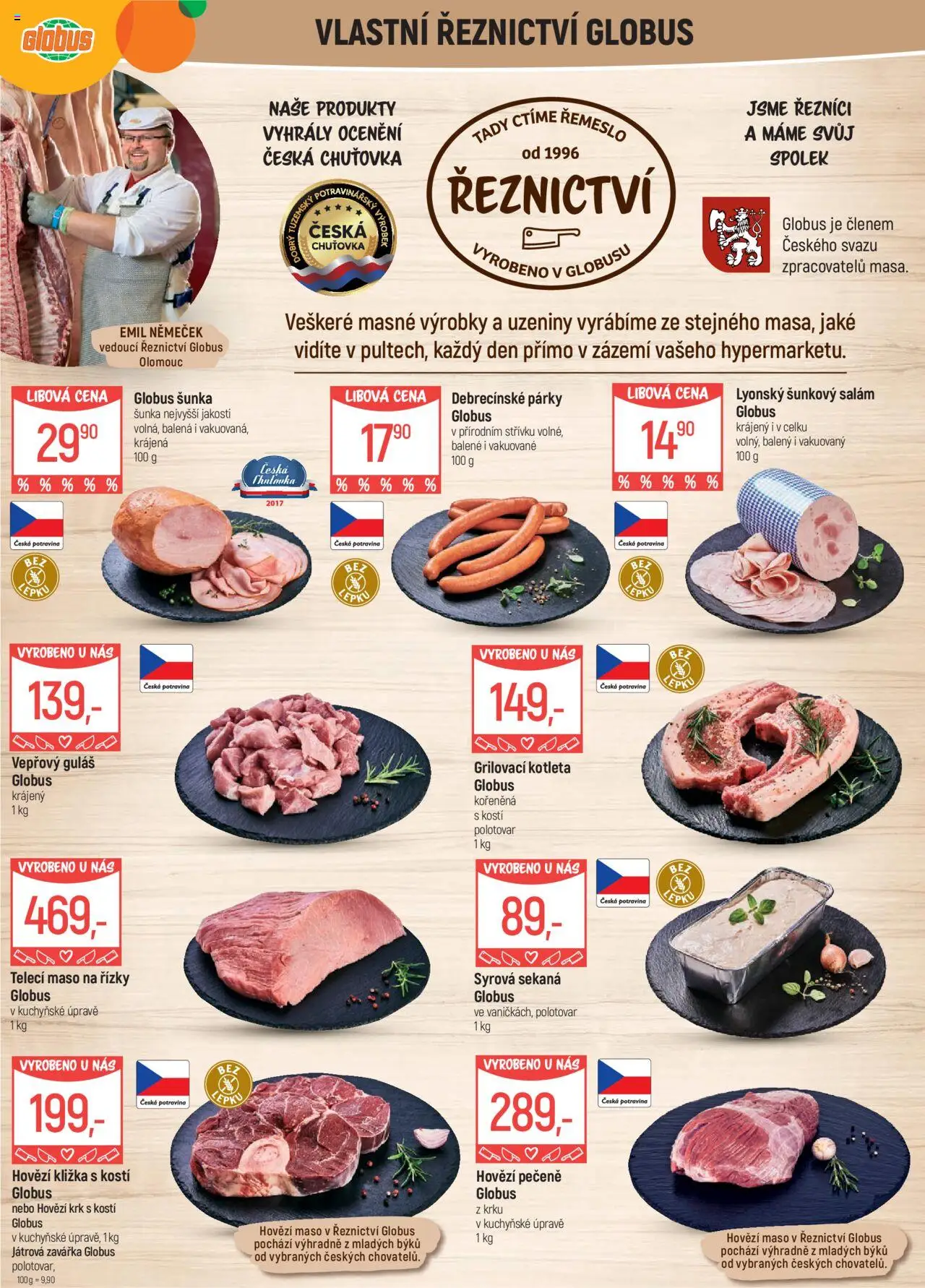 Globus leták - Olomouc od 11.06.2025 | Strana: 7 | Produkty: Hovězí, Salám, Hovězí maso, Hovězí kližka