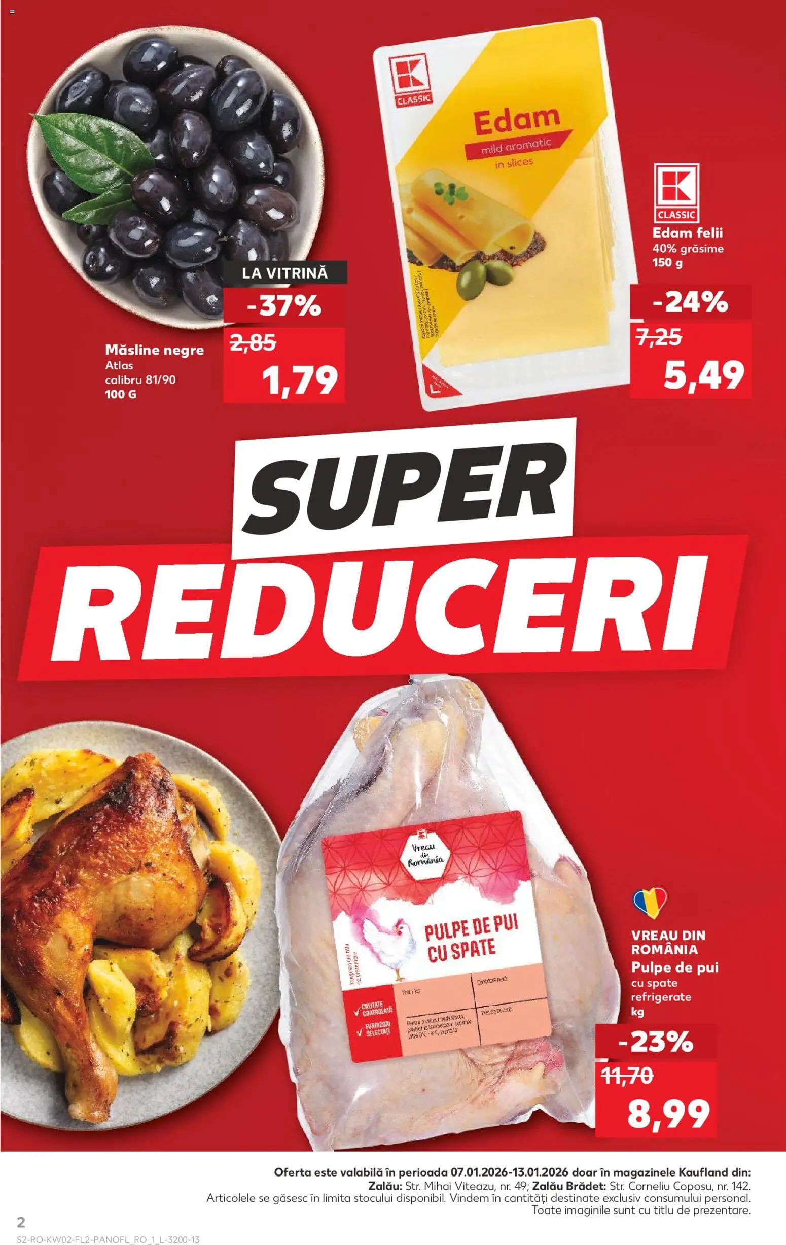 Noul catalog Kaufland – valabil de la 07.01.2026 | Pagină: 2 | Produse: Hijyenik ped, Hacıyatmaz Kedi Oyuncağı, Vitrină, Măsline
