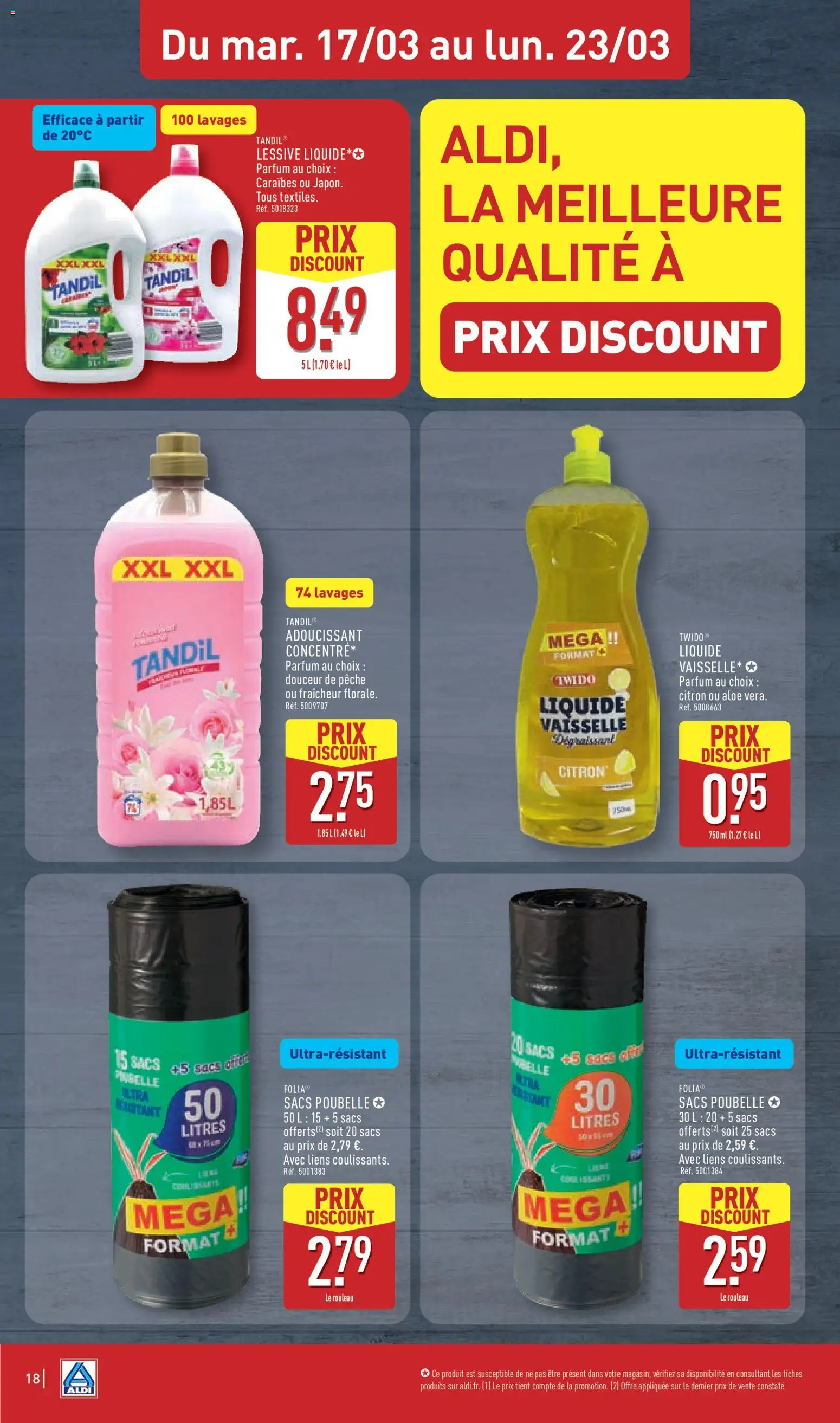 {H1} | Page: 20 | Produits: Citron, Parfum, Lessive, Sacs poubelle