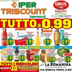 Anteprima del volantino Ipertriscount La Romanina catalogo valido a partire dal 25.07.2025