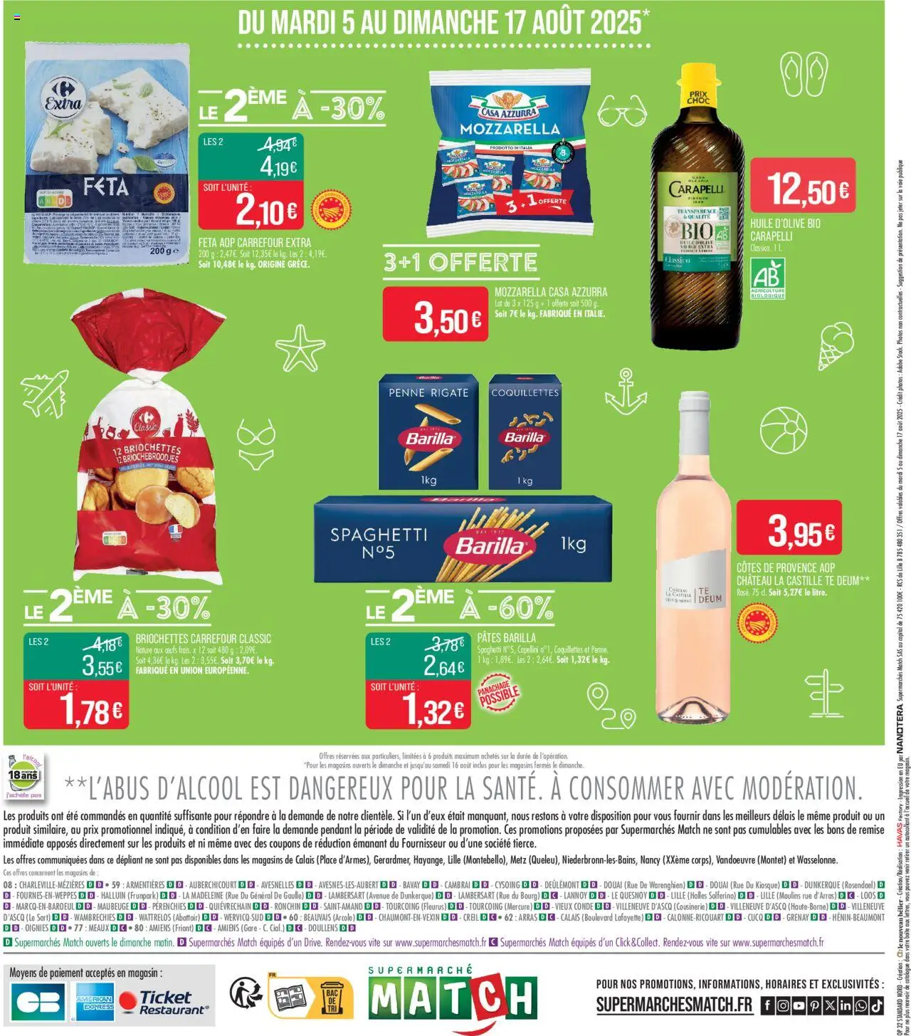  | Page: 20 | Produits: Huile D'olive, Œufs, Coquillettes, Pâtes
