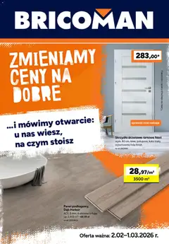Pogląd oferty "Bricoman Gazetka" - ważna od 02.02.2026
