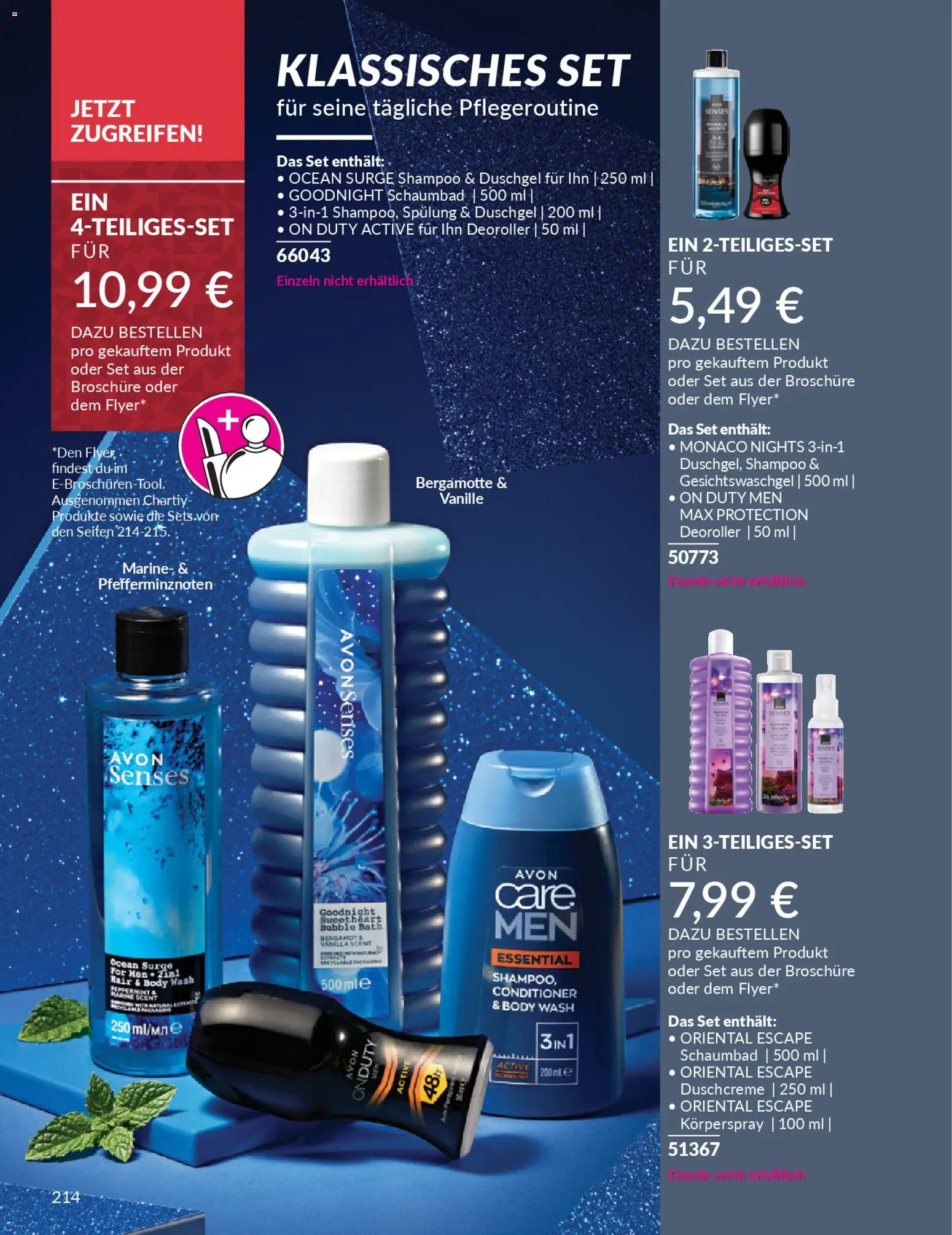 Avon - Black Friday – gültig ab 01.11.2025 | Seite: 216 | Produkte: Shampoo, Duschgel, Duschcreme, Körperspray