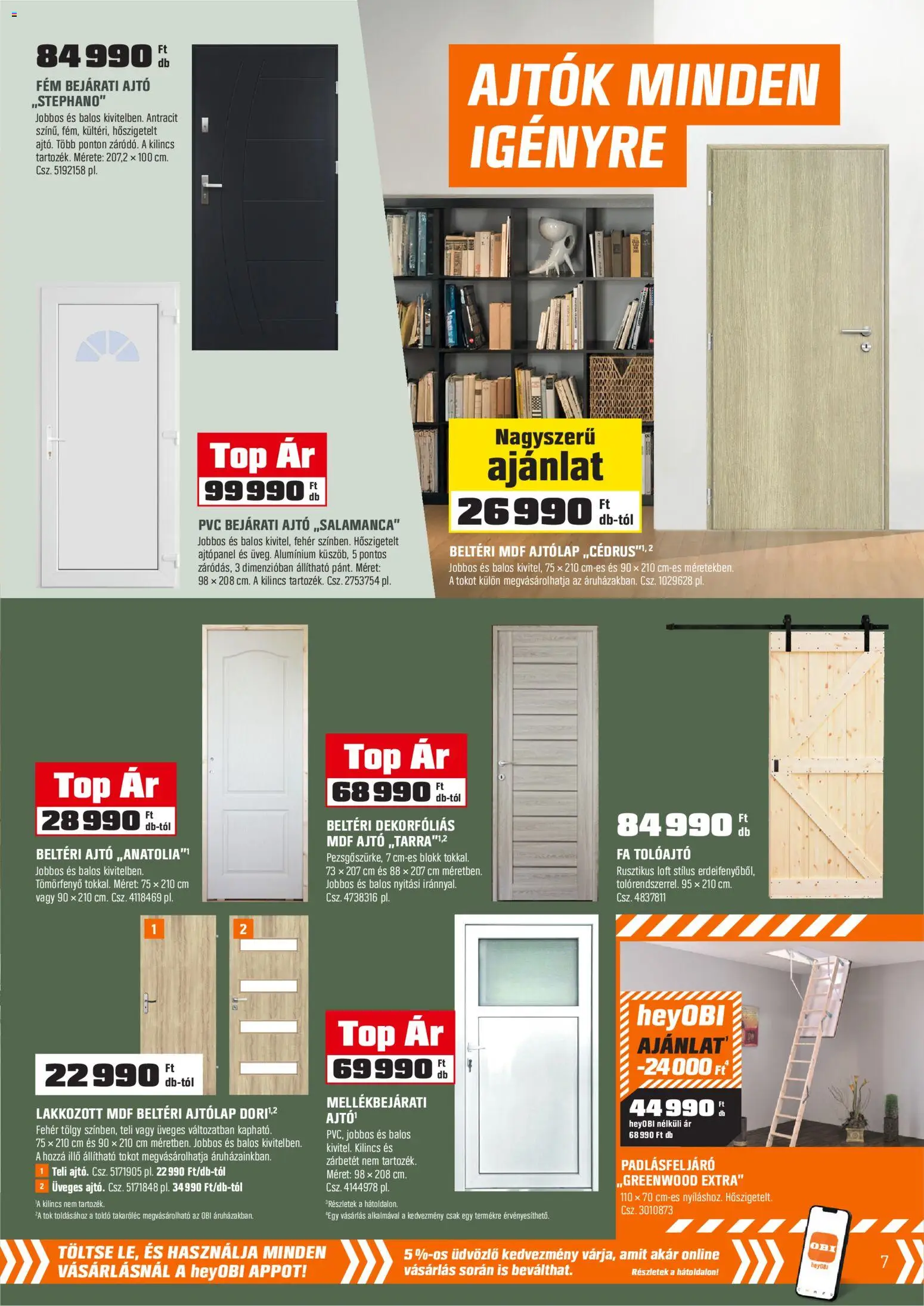 OBI akciós ujság - amely érvényes a következő dátumtól: 03.02.2026 | Oldal: 7
