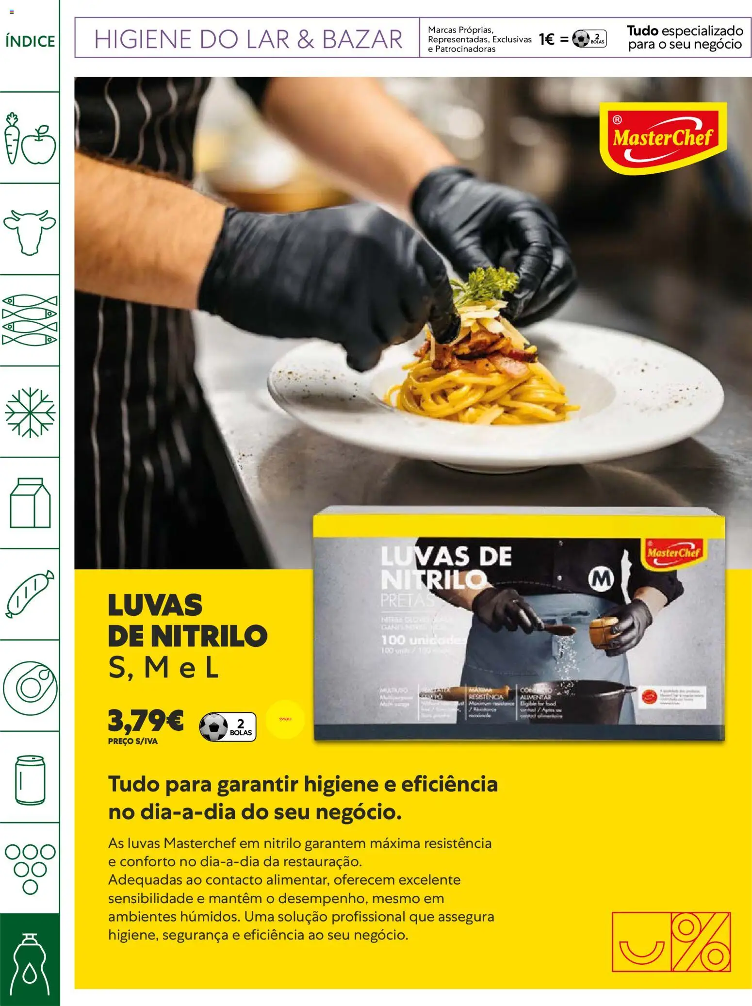 Recheio Horeca │ válido de 14.04.2026 | Página: 32 | Produtos: Luvas