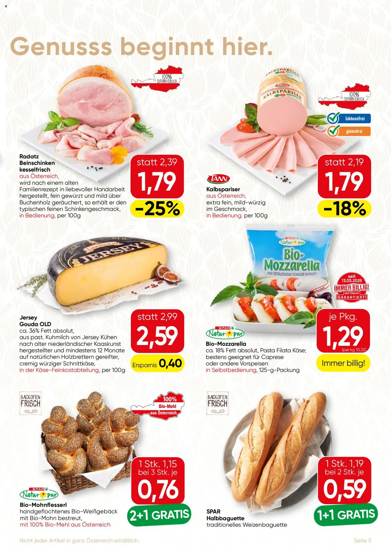 SPAR Gourmet Flugblatt gültig ab 22.01.2026 | Seite: 5 | Produkte: Pasta