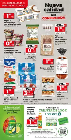 DIA folleto Market │ válido desde el 16.07.2025 | Página: 8 | Productos: Yogur, Chocolate, Τυρόπιτα, Pan de molde