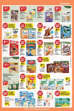 Pré-visualização GRANOLA TRIO DE CHOCOLATES, 500g válido de 05.03.2026 | Página: 17 | Produtos: Banana, Barras de cereais, Arroz, Açúcar