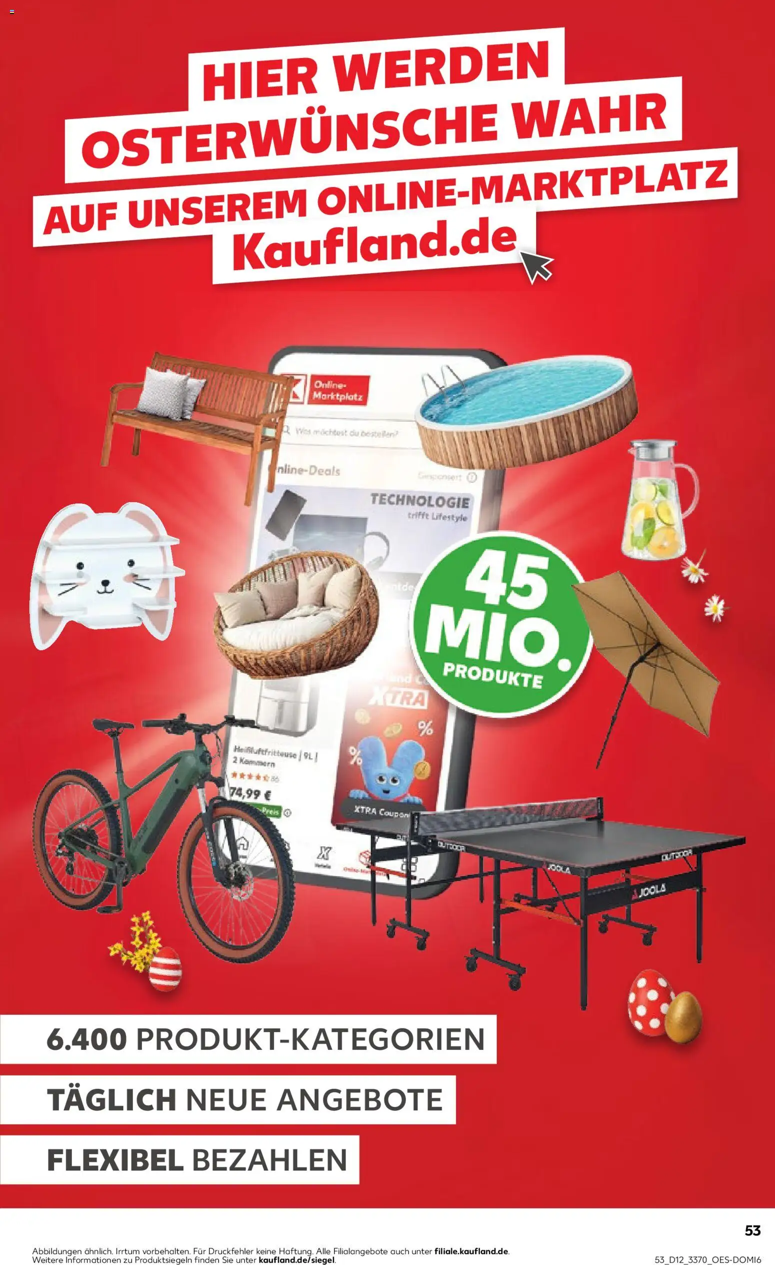 Kaufland Prospekt Potsdam	 – gültig ab 19.03.2026 | Seite: 53 | Produkte: Heißluftfritteuse