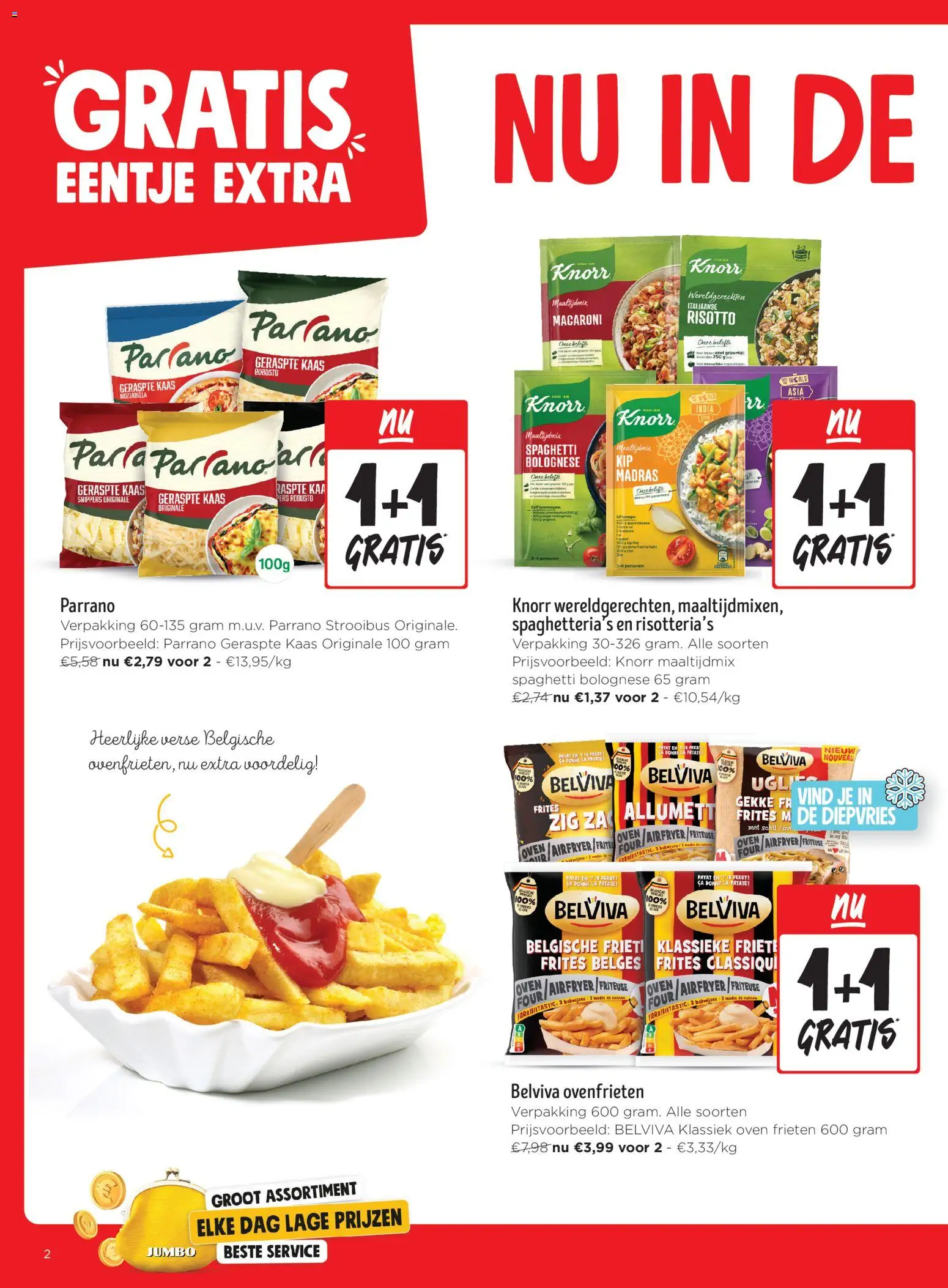 {H1} | Pagina: 2 | Producten: Friet, Macaroni, Mozzarella, Kaas