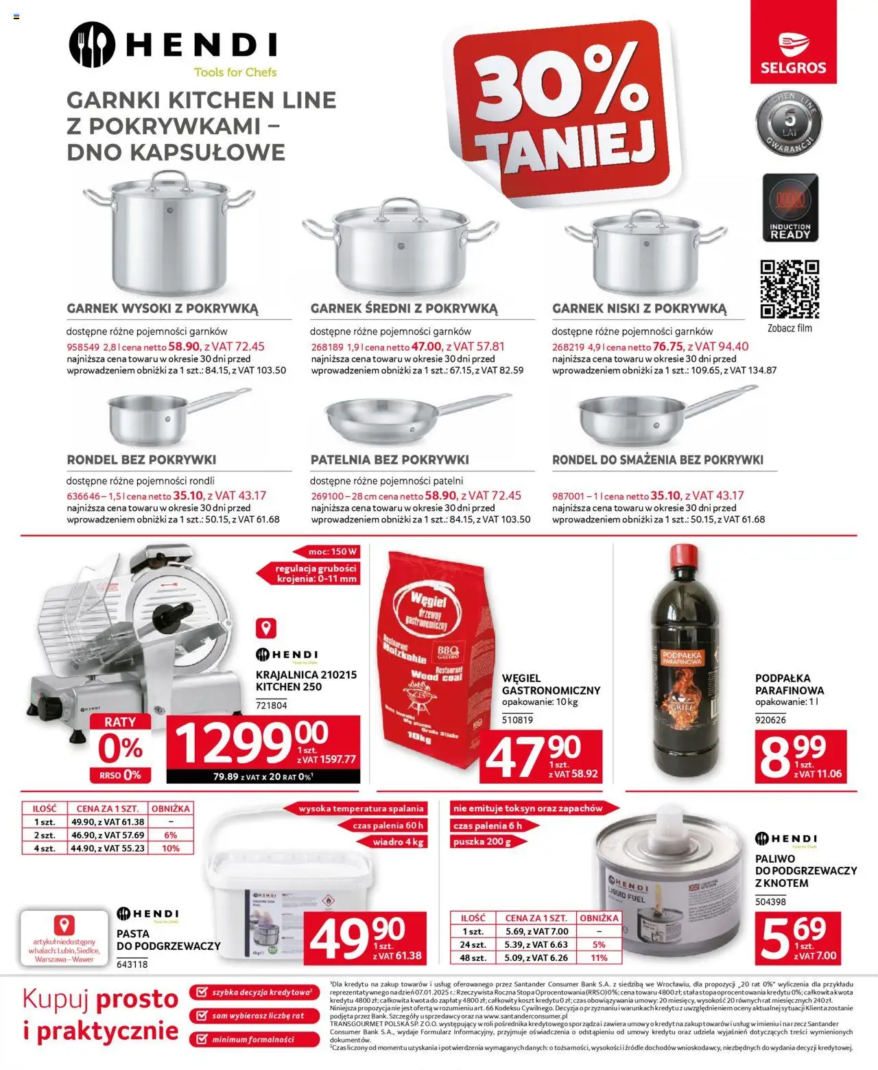 Selgros cash&carry Gazetka - Oferta dla gastronomii od 05.06.2025 | Strona: 15 | Produkty: Krajalnica, Garnek, Garnki, Patelnia