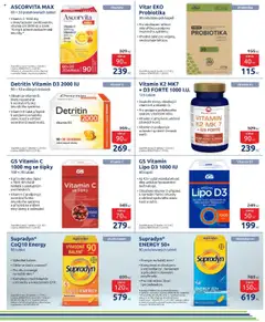 Náhled letáku Benu leták od 01.10.2025 | Strana: 9 | Produkty: Vitamin c, Probiotika, Vitamíny, Vitamin D
