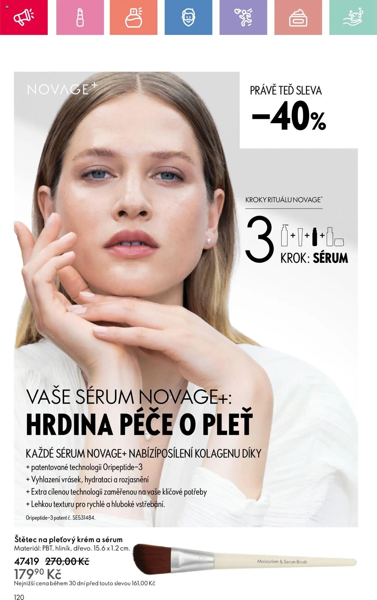 Oriflame katalog č.10/2025 od 06.07.2025 | Strana: 120 | Produkty: Sérum, Krém, Štětec