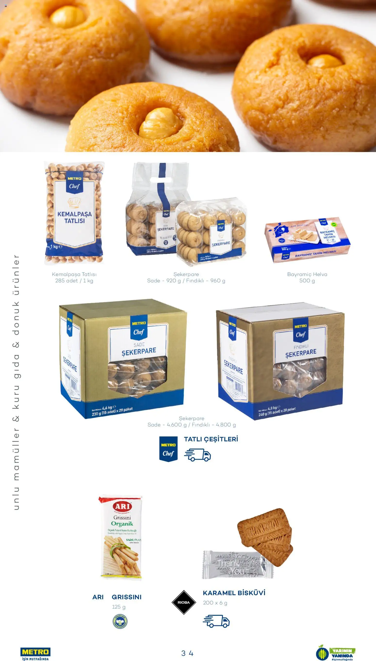 Metro - Sürdürülebilir Ürünler Kataloğu - 28.07.2025 tarihinden itibaren geçerlidir | Sayfa: 34 | Ürünler: Bisküvi