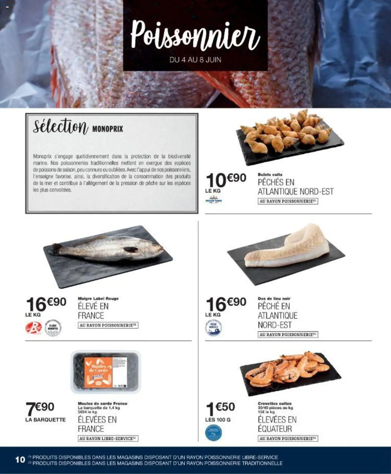  | Page: 10 | Produits: Bulots cuits, Pêche, Poissonnerie, Crevettes