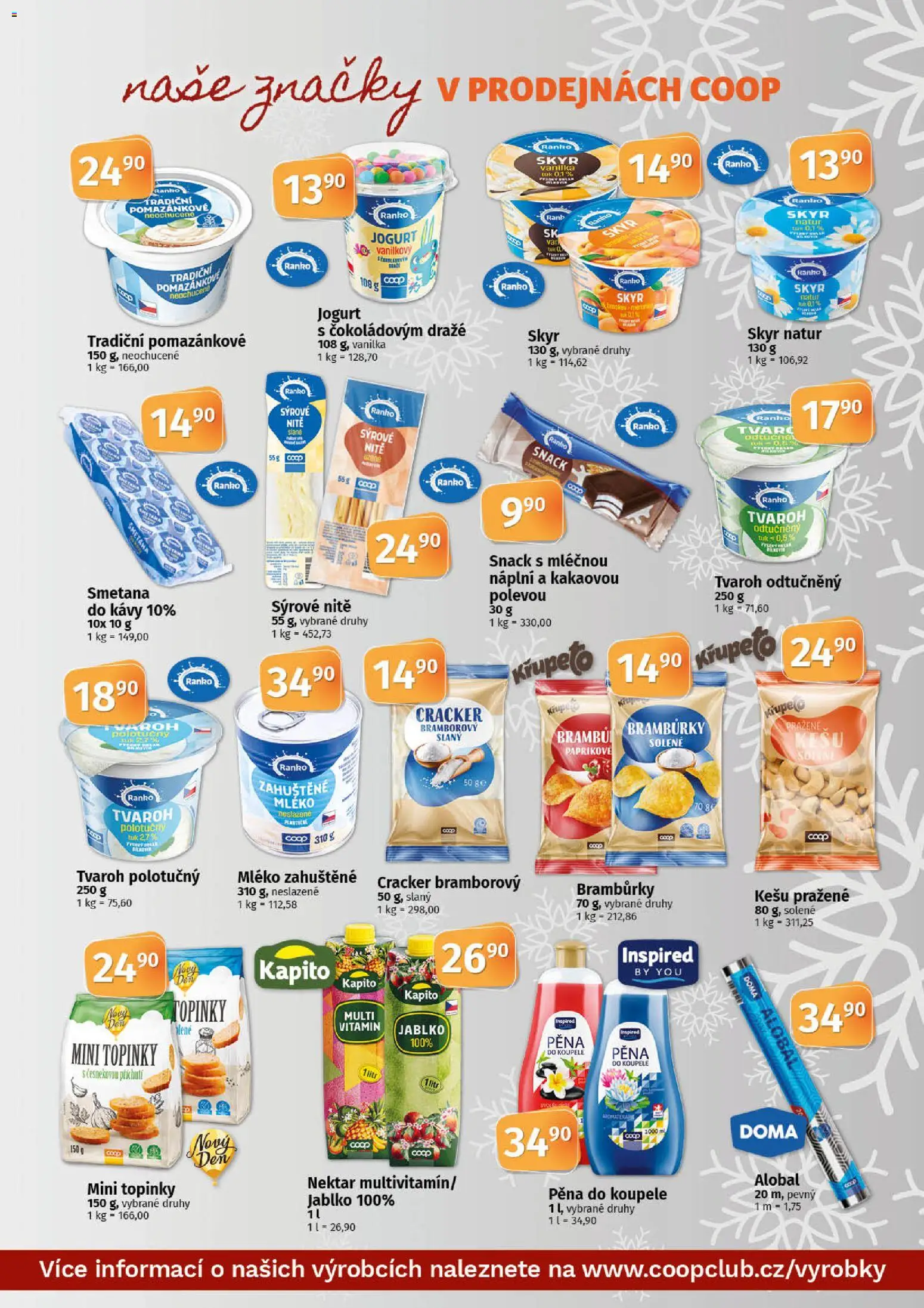 Coop leták - Tuty od 03.12.2025 | Strana: 11 | Produkty: Mléko, Jogurt, Smetana, Alobal