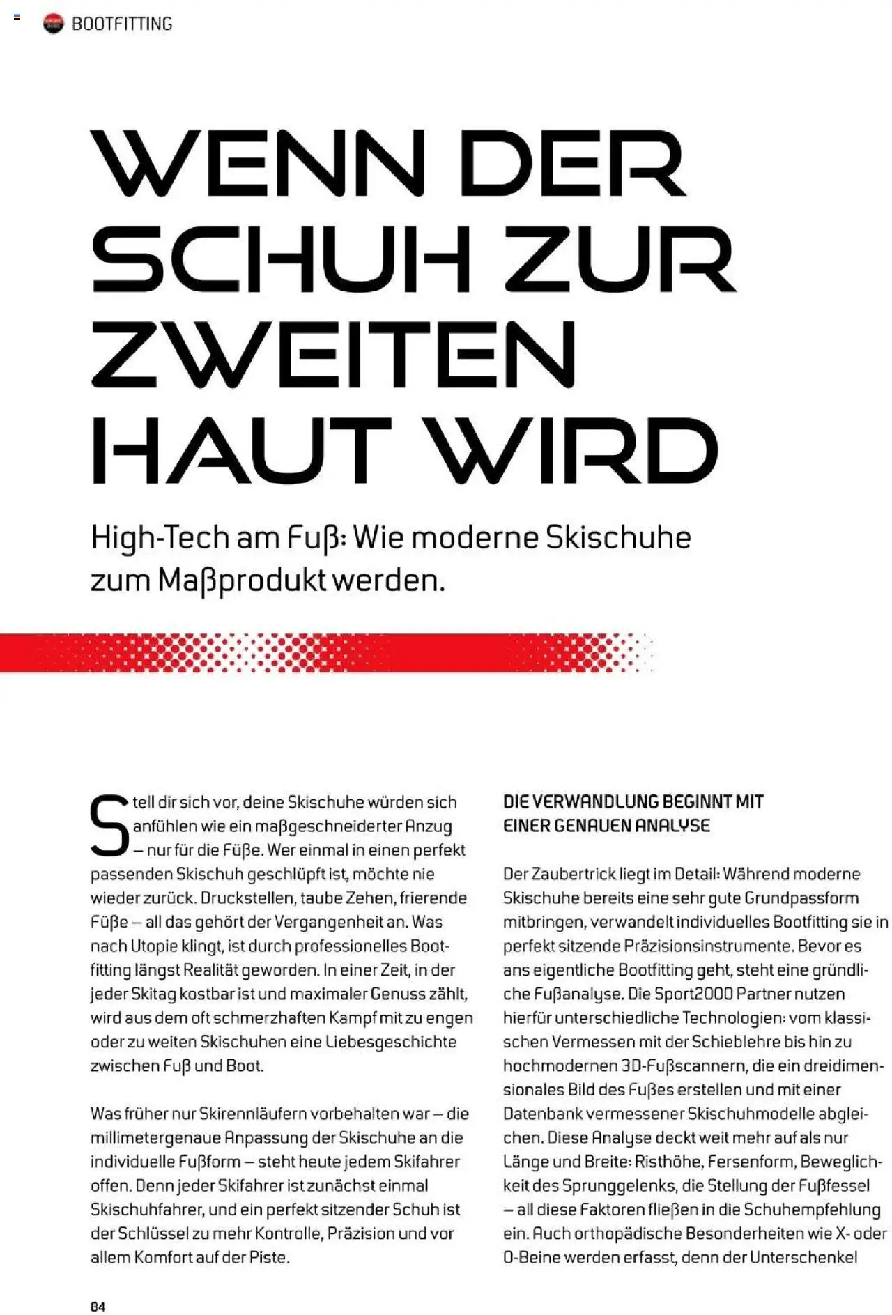 Sport2000 Prospekt Home of Schnee erleben – gültig ab 23.09.2025 | Seite: 84 | Produkte: Anzug