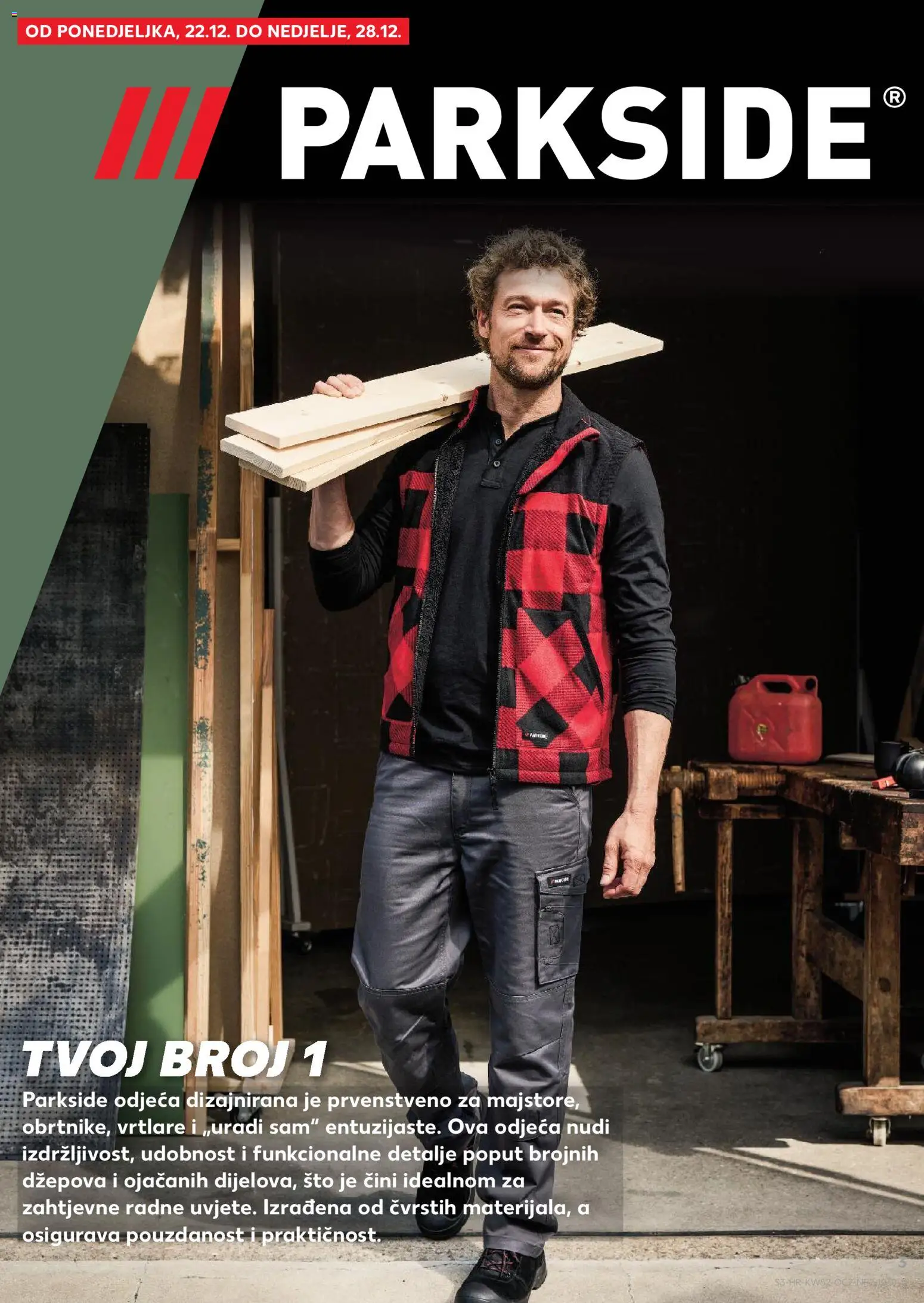 Kaufland katalog | vrijedi od 27.12.2025 | Stranica: 3 | Proizvodi: Odjeća, Parkside