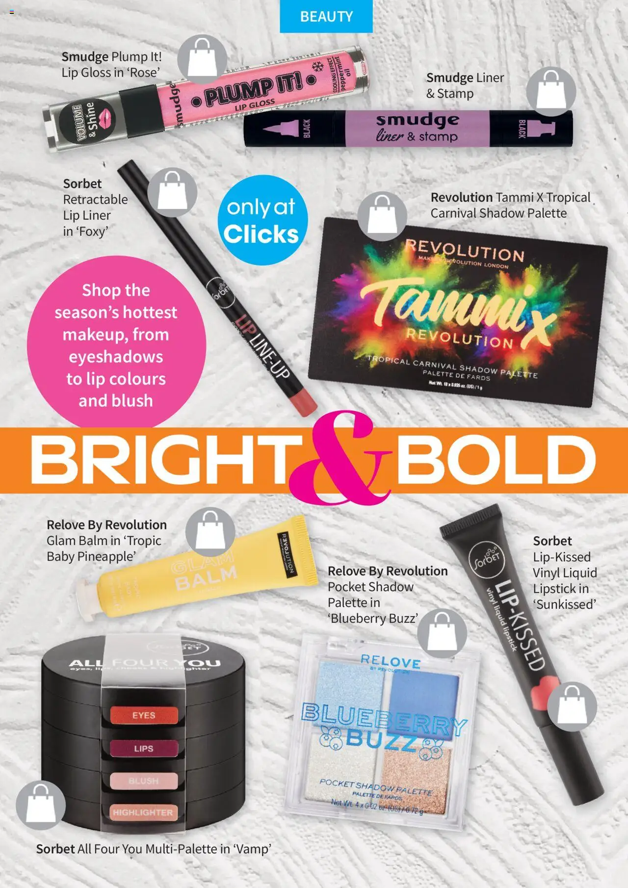 New Clicks catalogue – valid from 01.10.2025 | Page: 47 | Products: Blush, Lipstick, Lip gloss, Lip balm