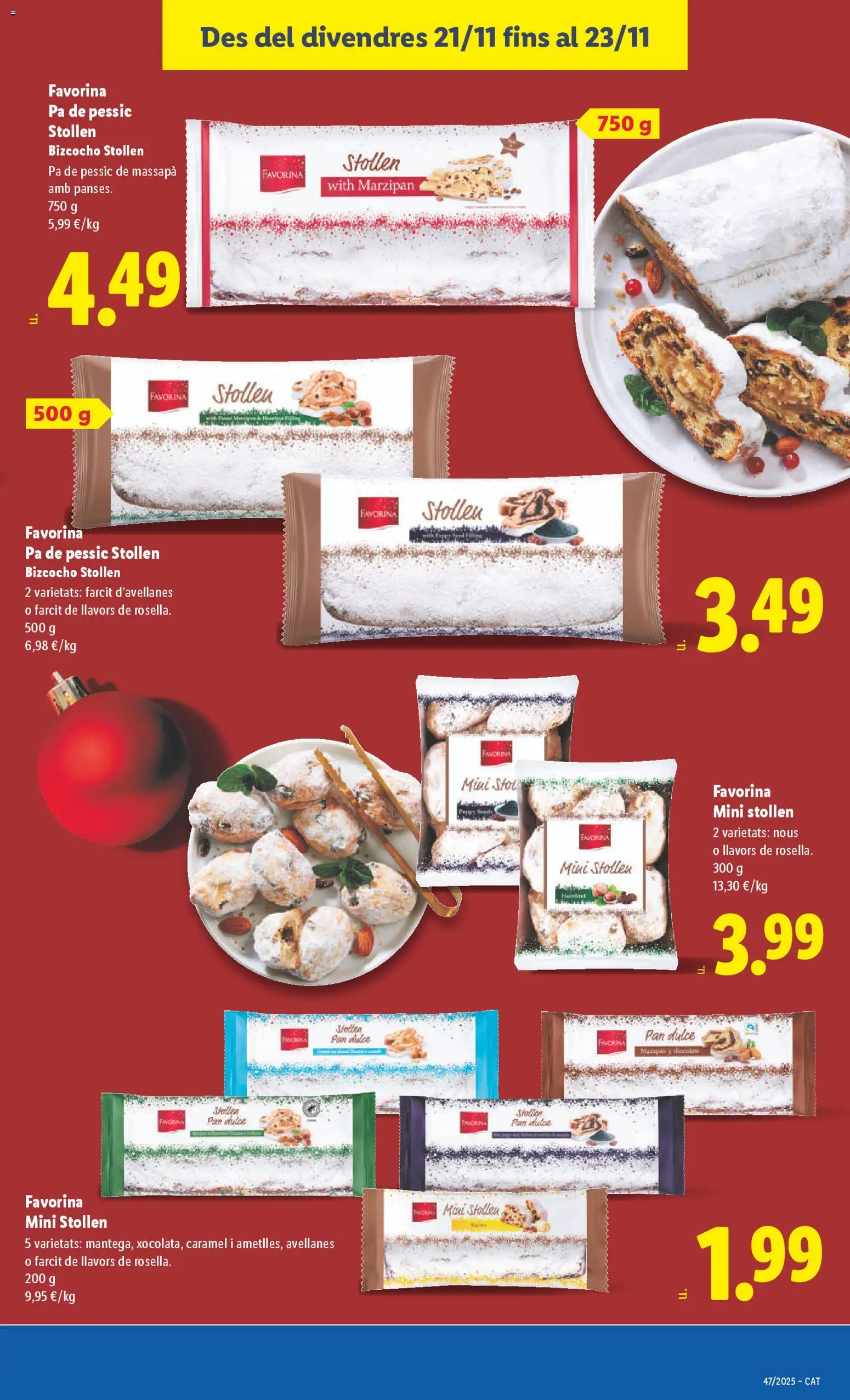 Lidl folleto │ válido desde el 17.11.2025 | Página: 45 | Productos: Pan, Bizcocho